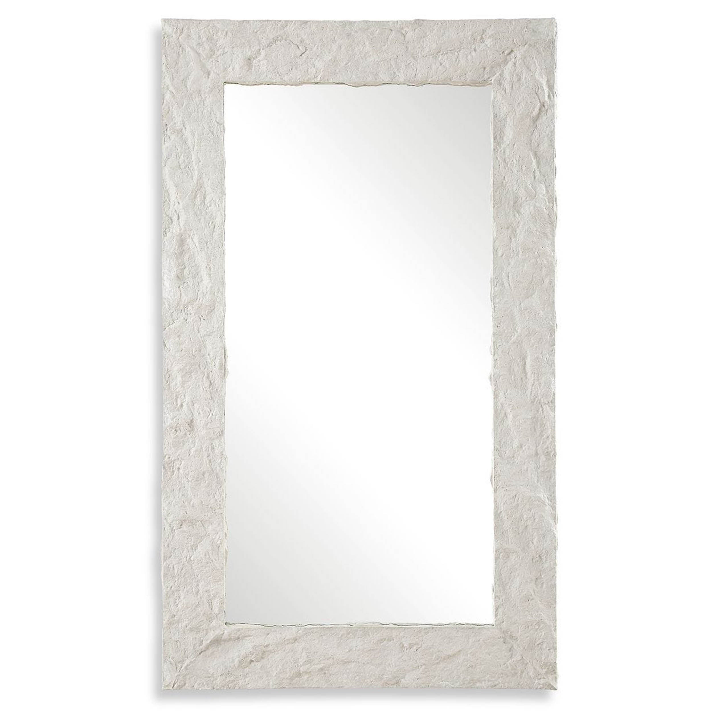 Quarry Rectangle Mirror, White
