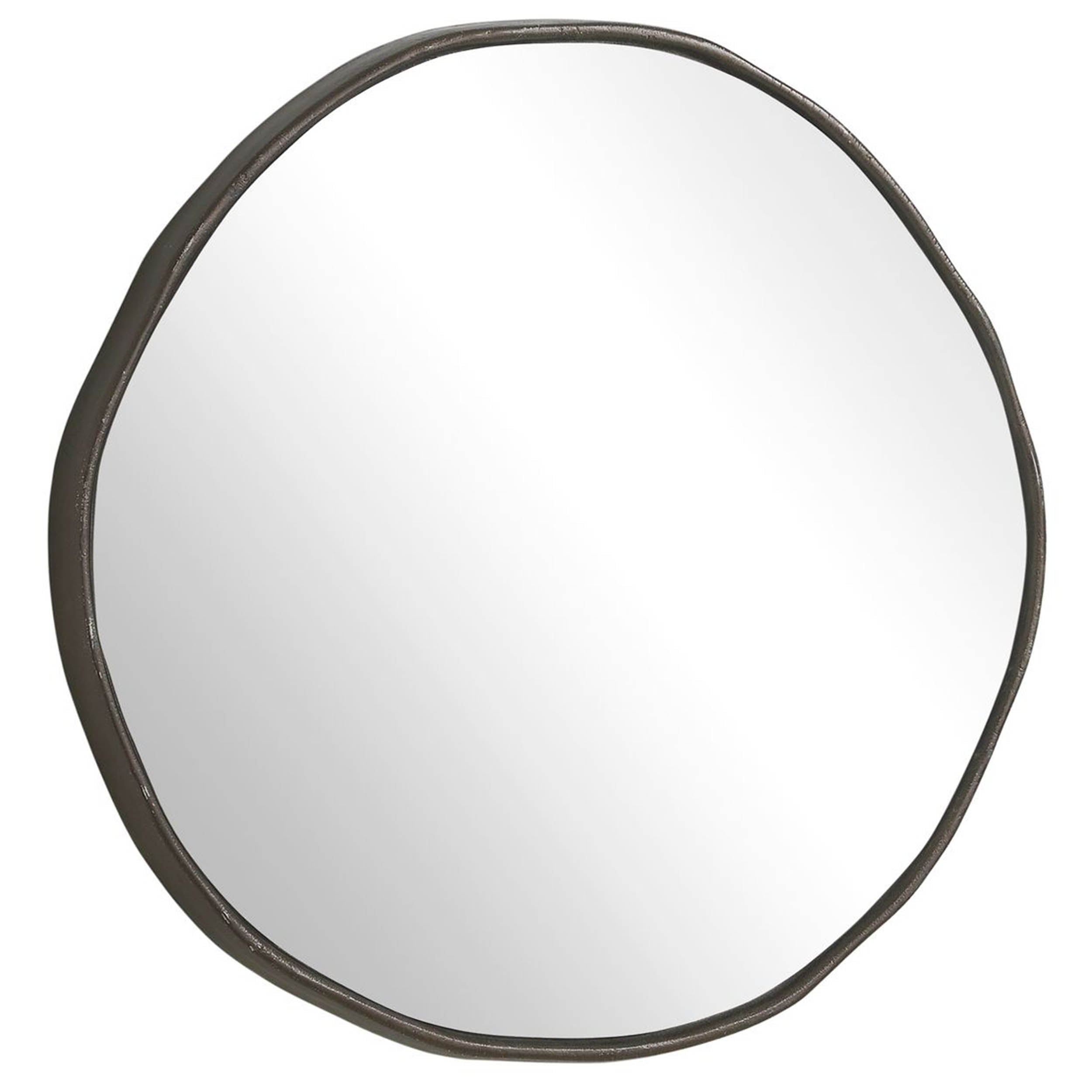 Lowen Round Mirror, Bronze