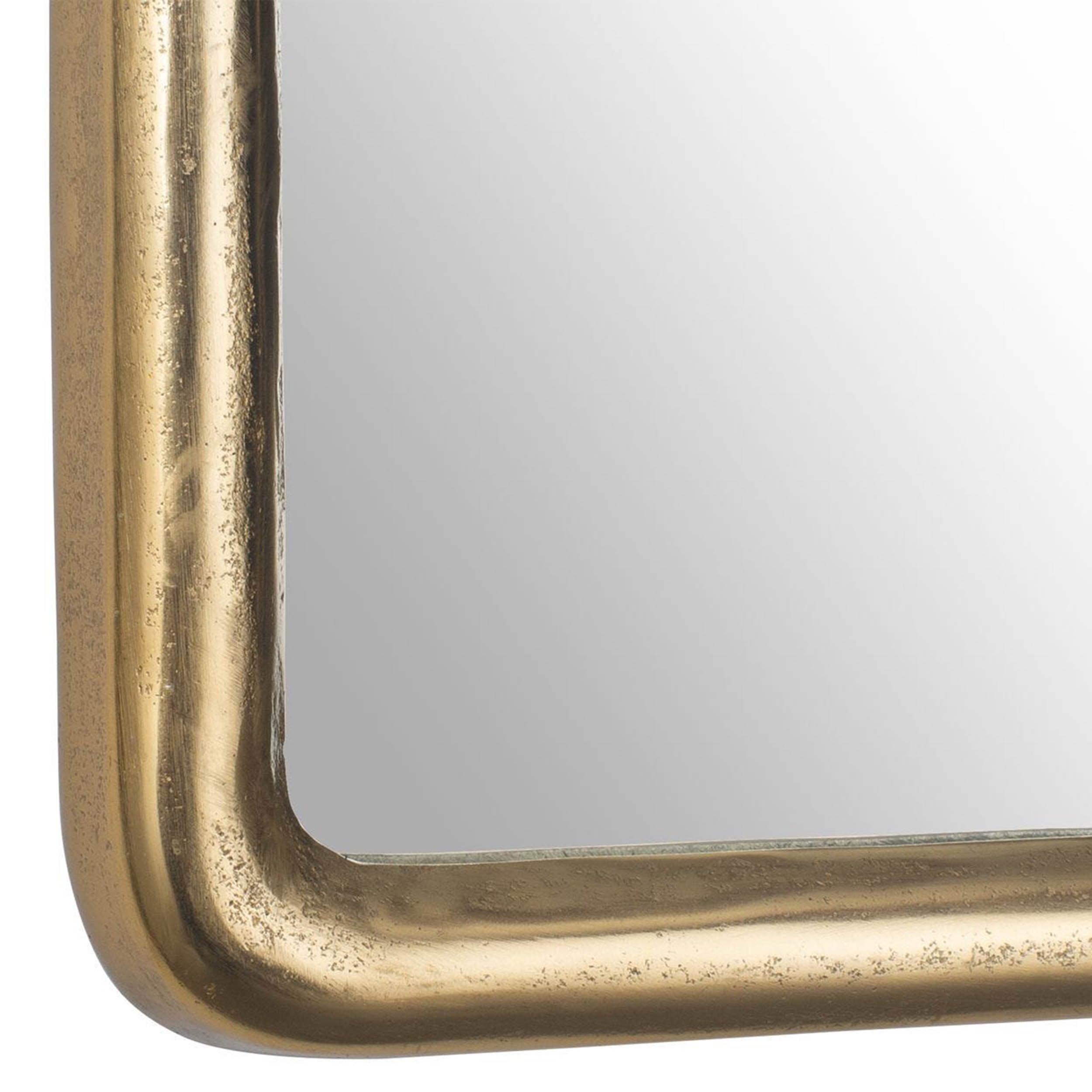 Burton Indoor-Outdoor Mirror, Gold