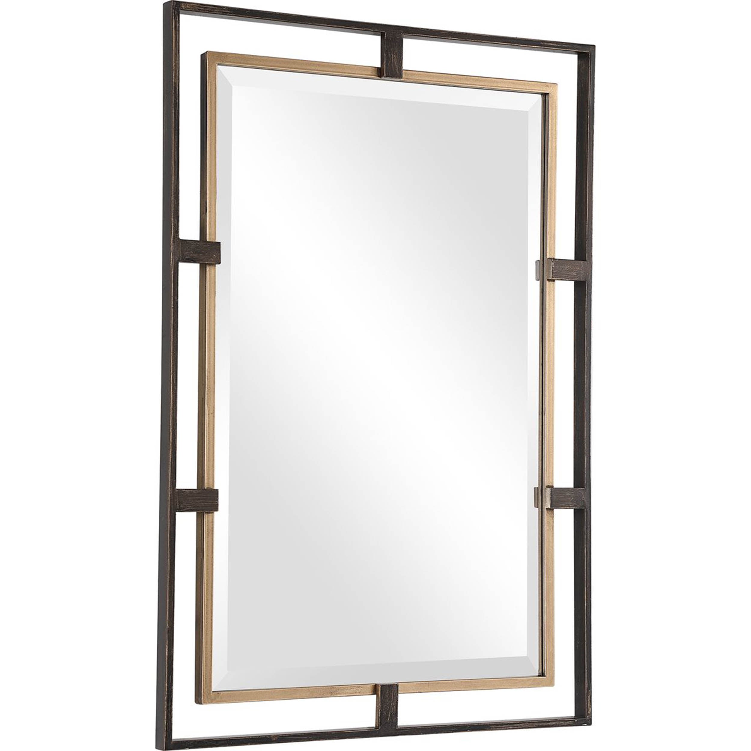 Carrizo Rectangle Mirror, Bronze