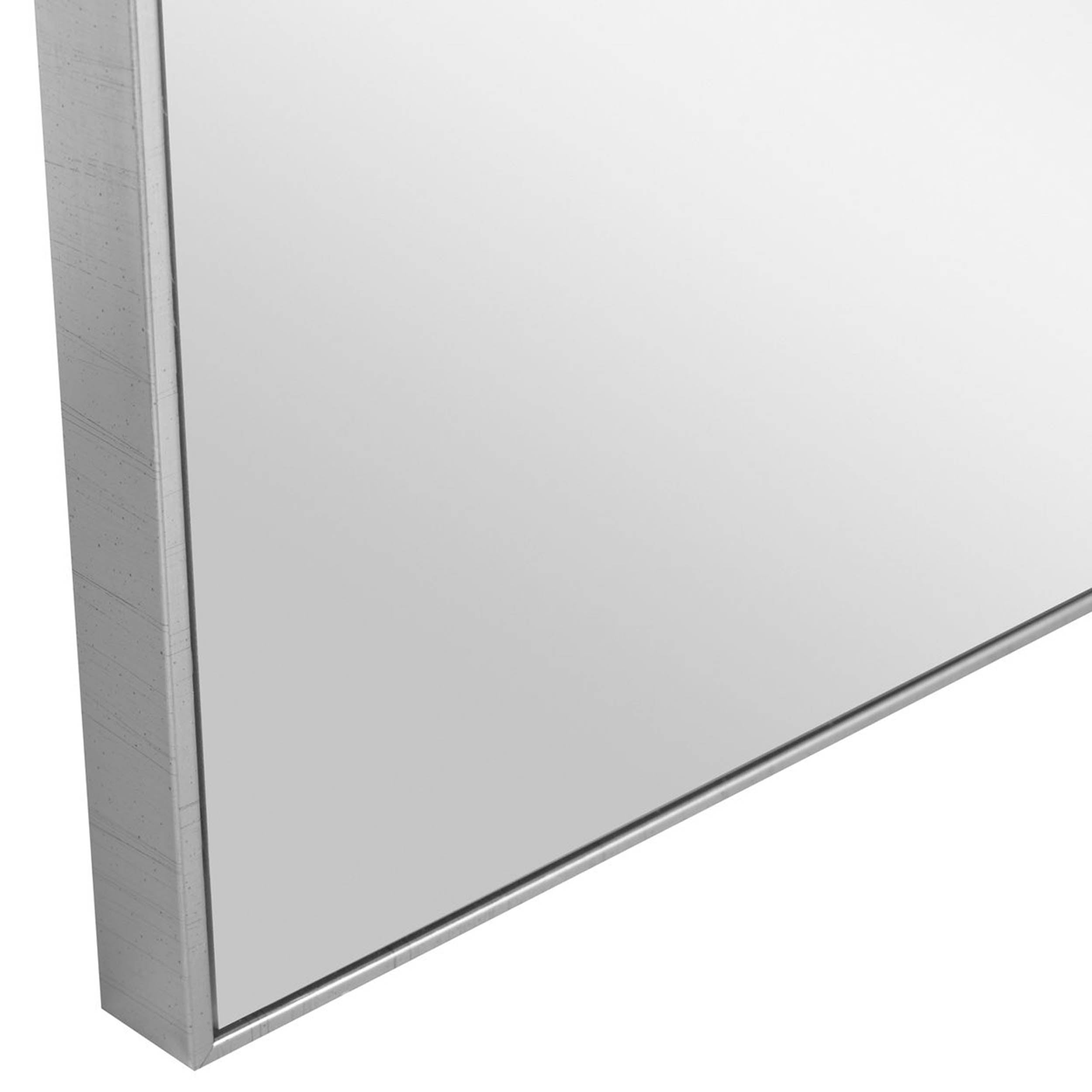 Alexo Square Mirror, Silver