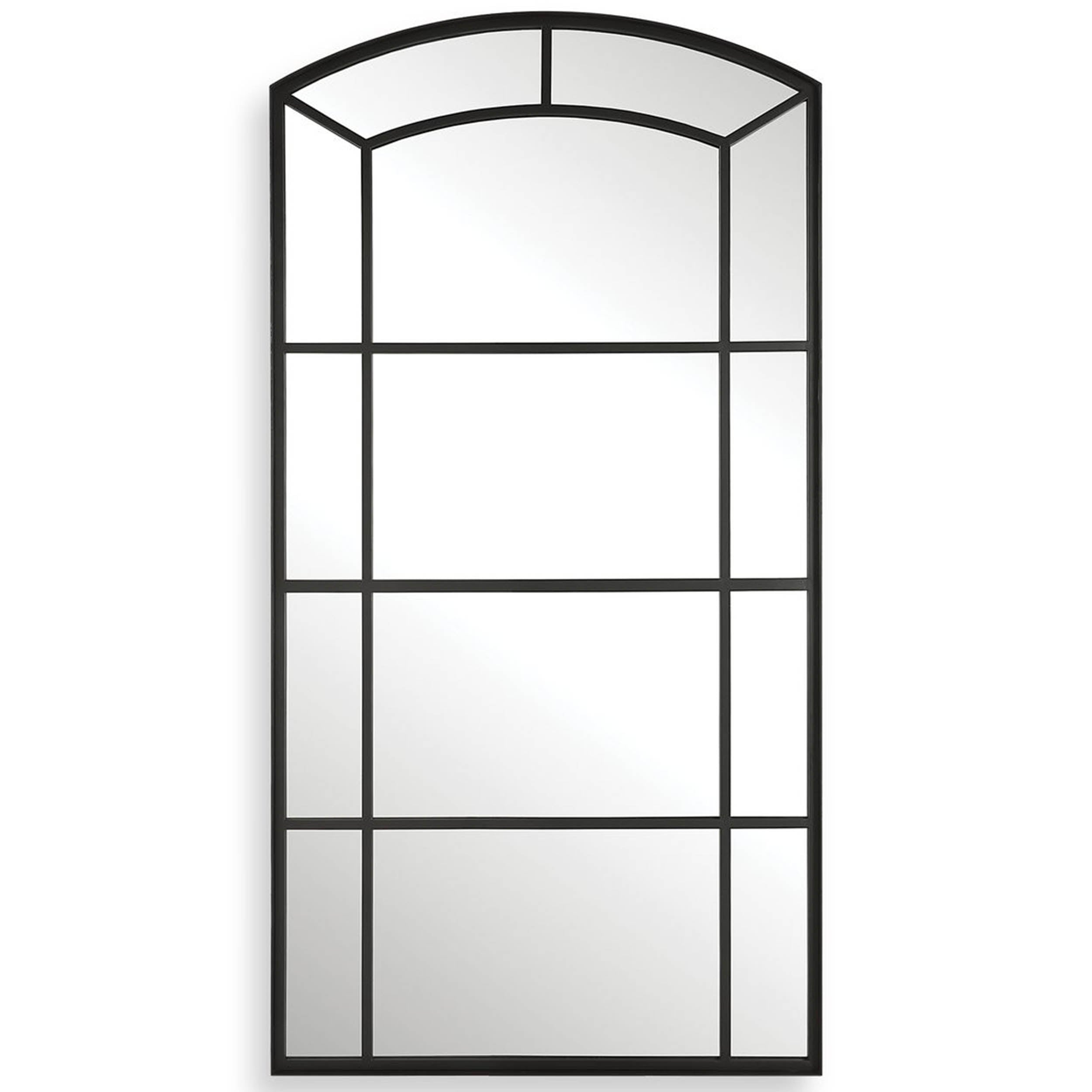 Camber Arch Mirror, Black