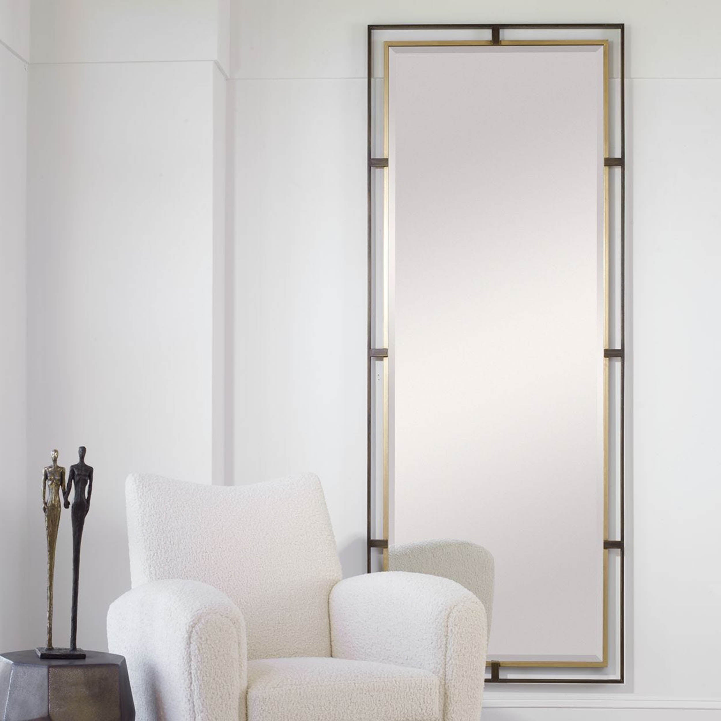 Carrizo Tall Mirror, Bronze