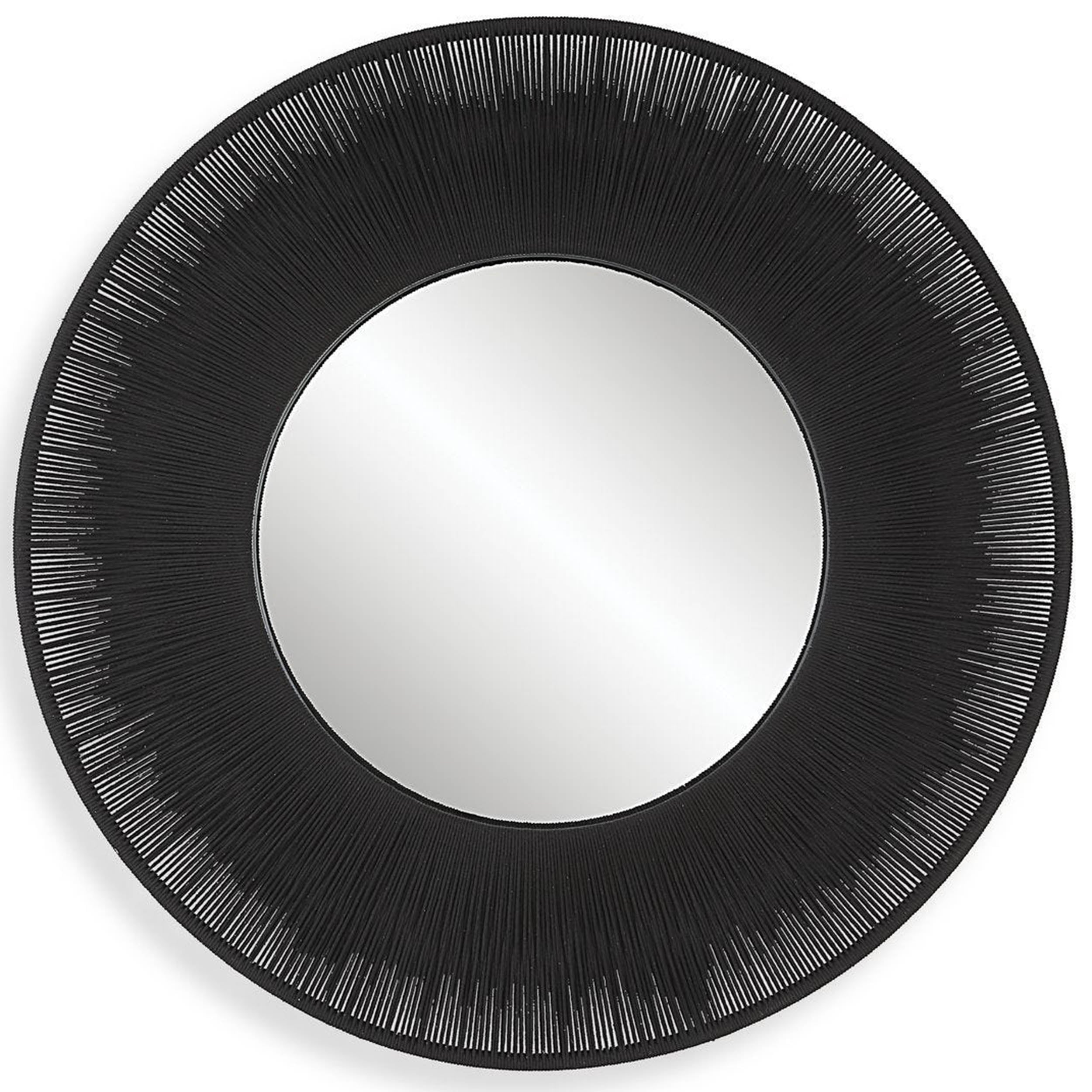 Sailor's Knot Round Mirror, Black