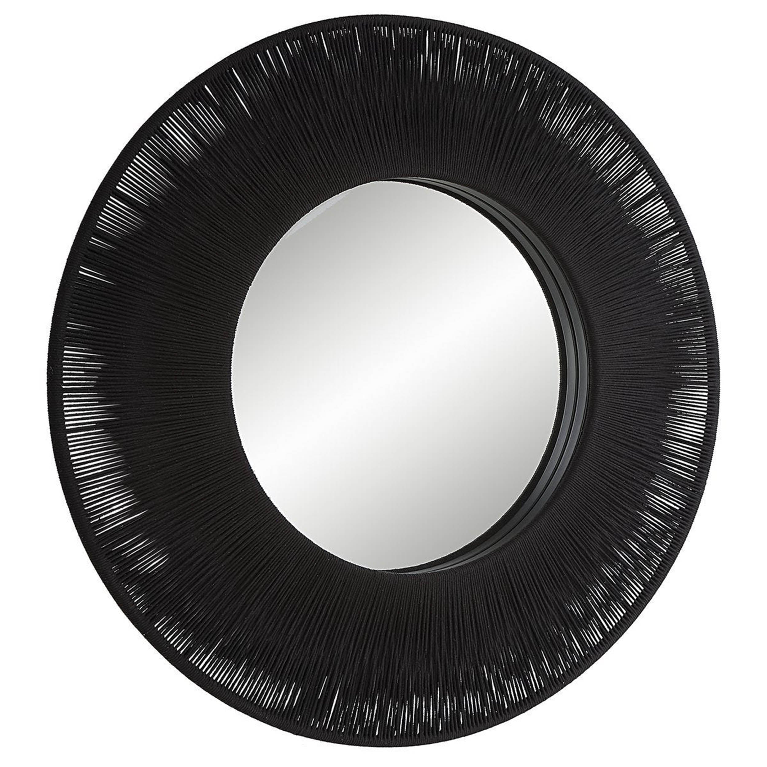Sailor's Knot Round Mirror, Black