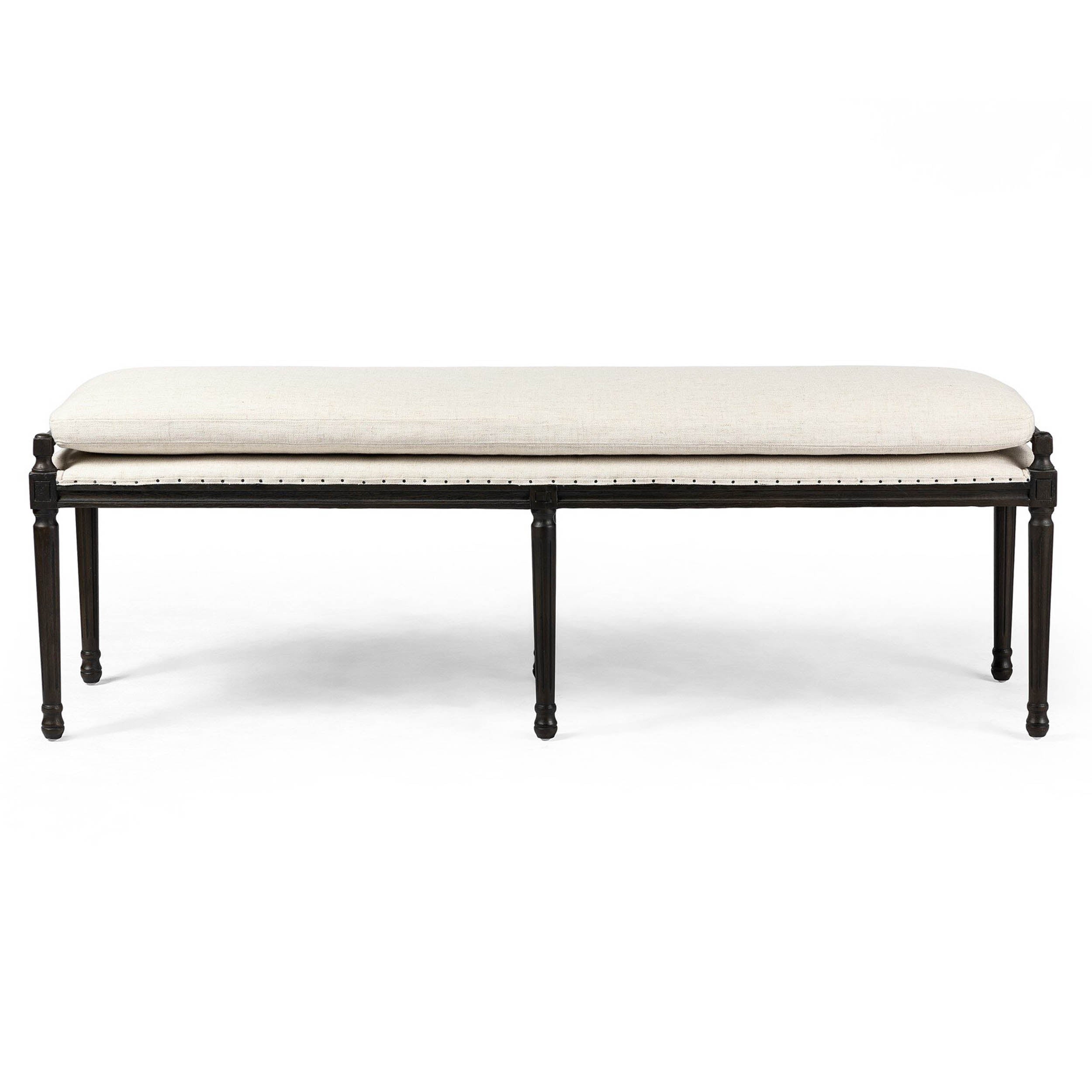 Lucille Dining Bench-67", Alcala Cream