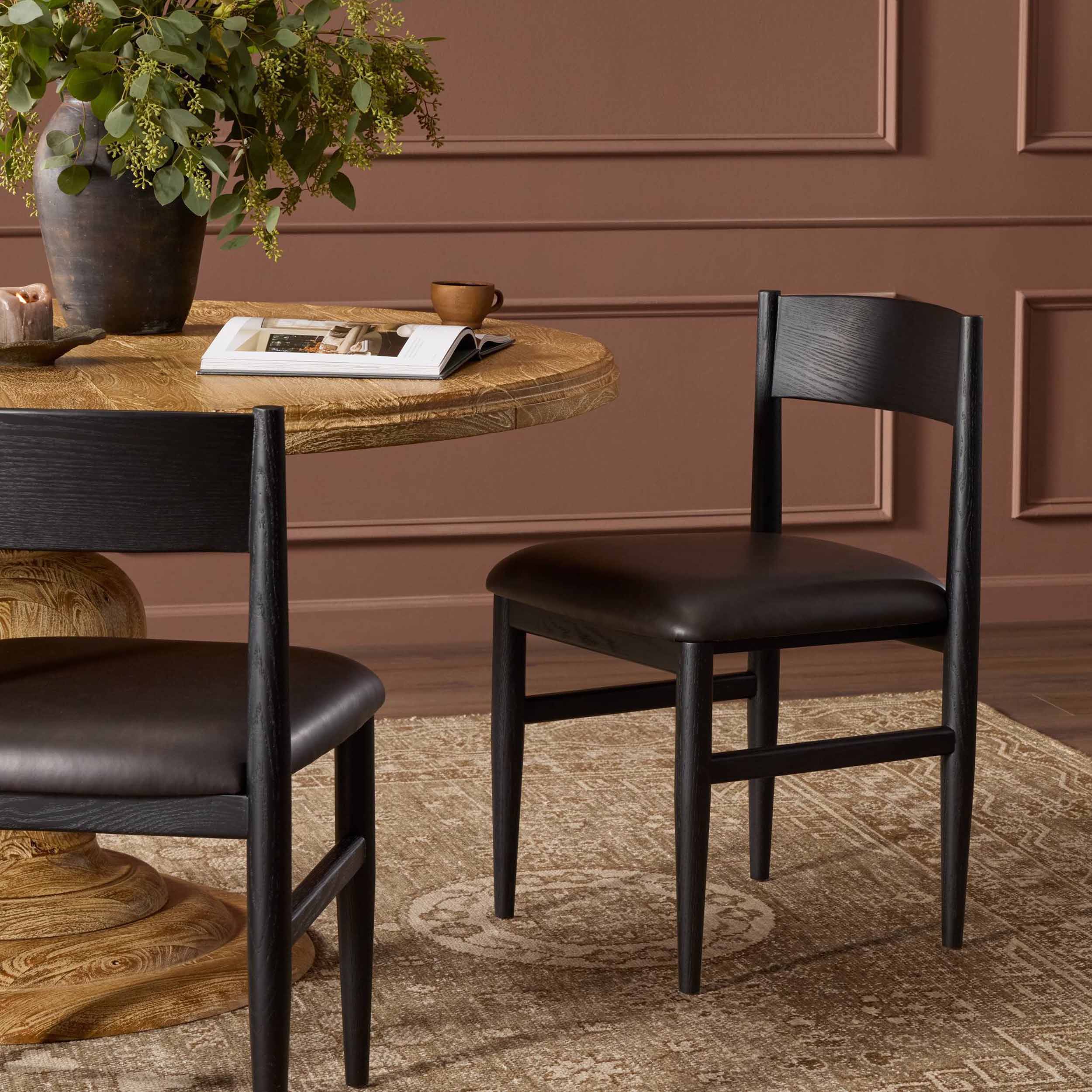 Mavery Armless Dining Chair, Sierra Espresso