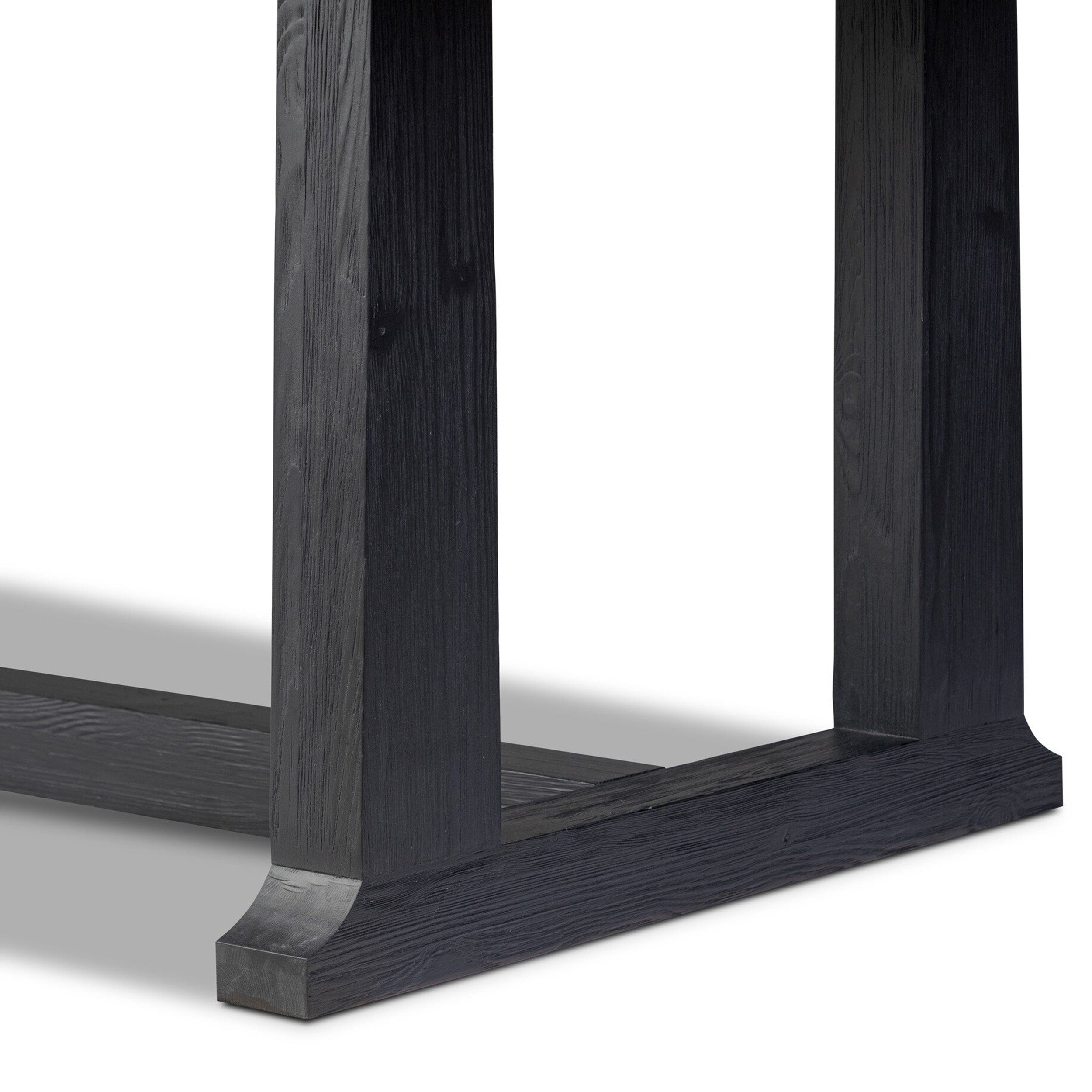 Otto Dining Table, Black Pine