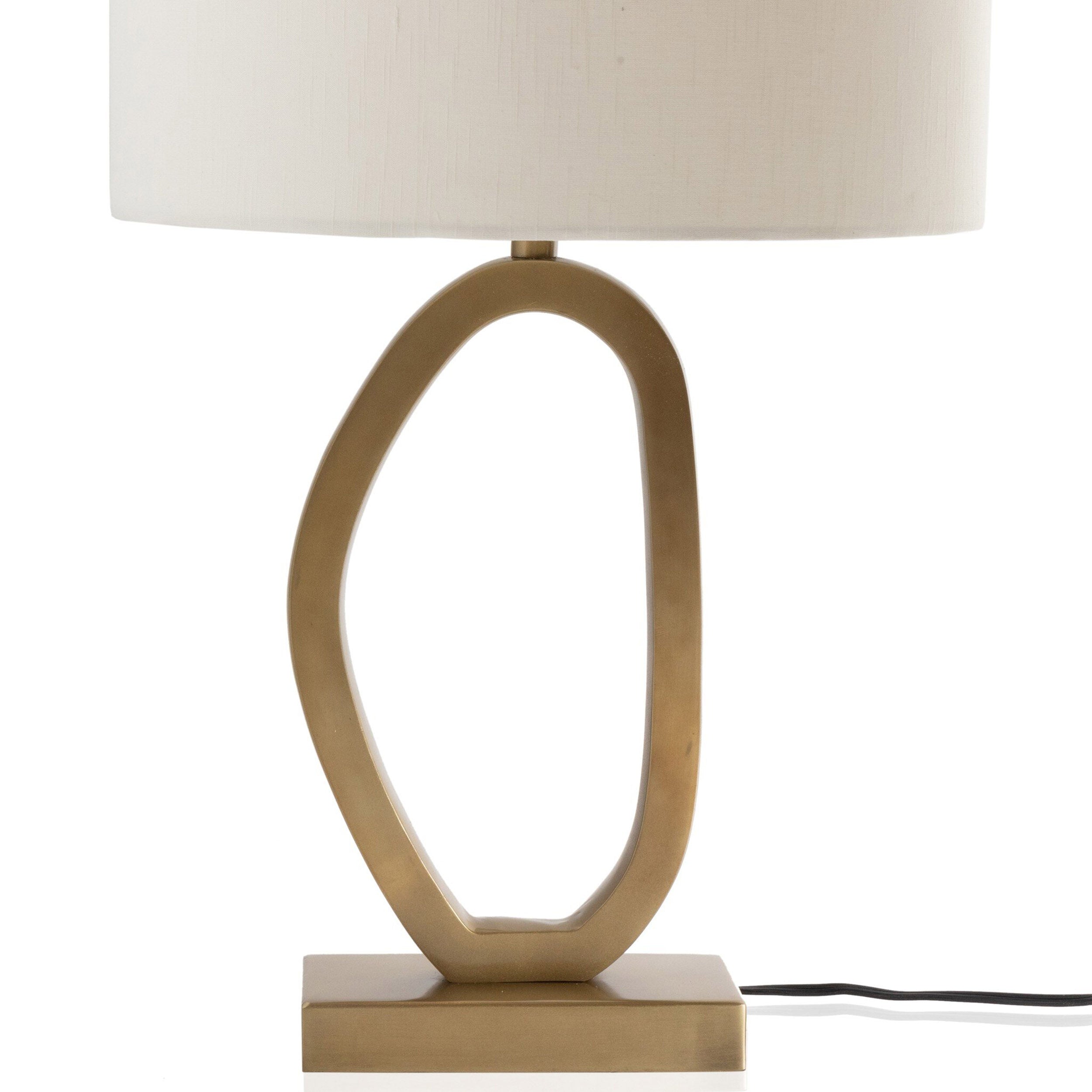 Bingley Table Lamp, Antique Brass Aluminum