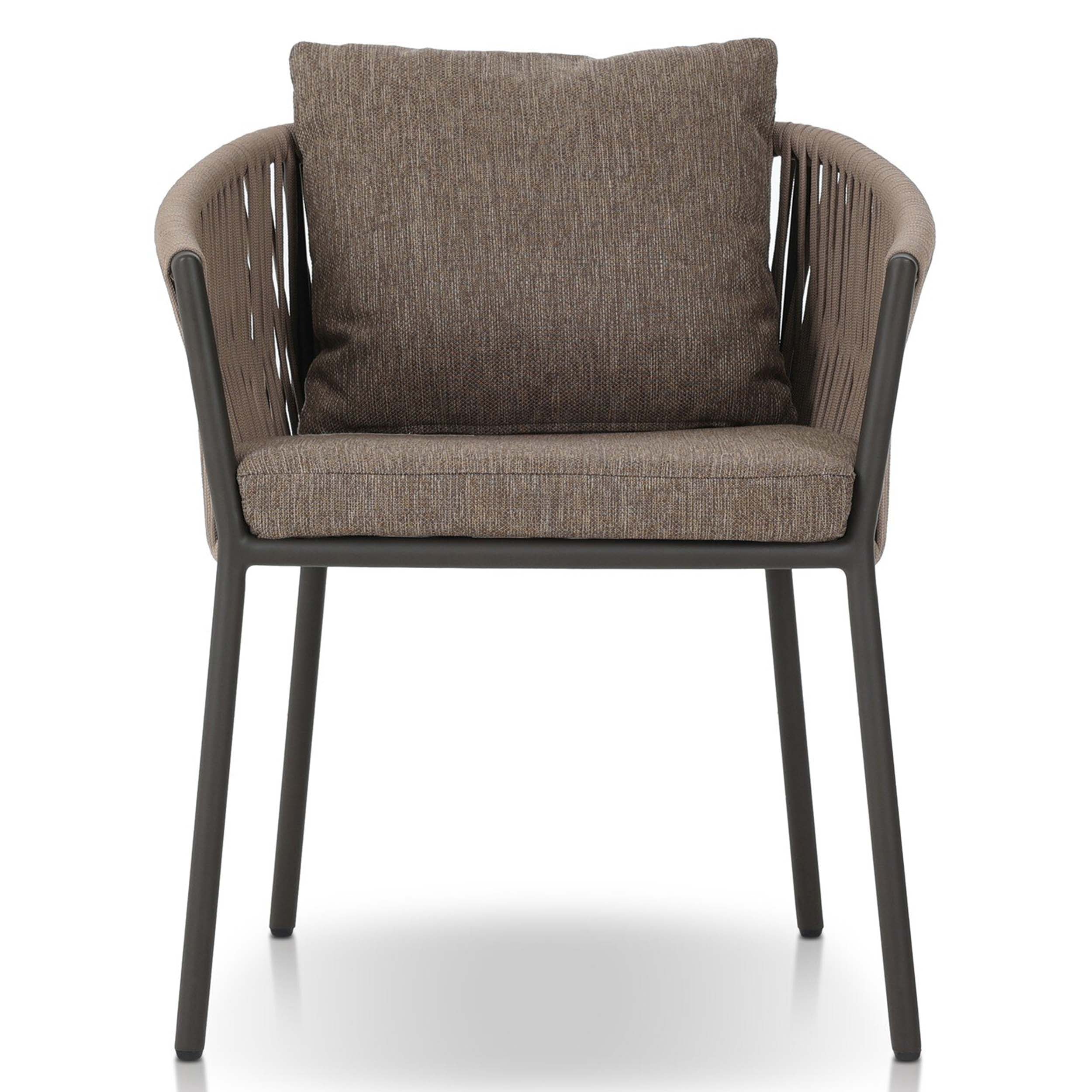 Porto Outdoor Dining Chair, Ellor Brown