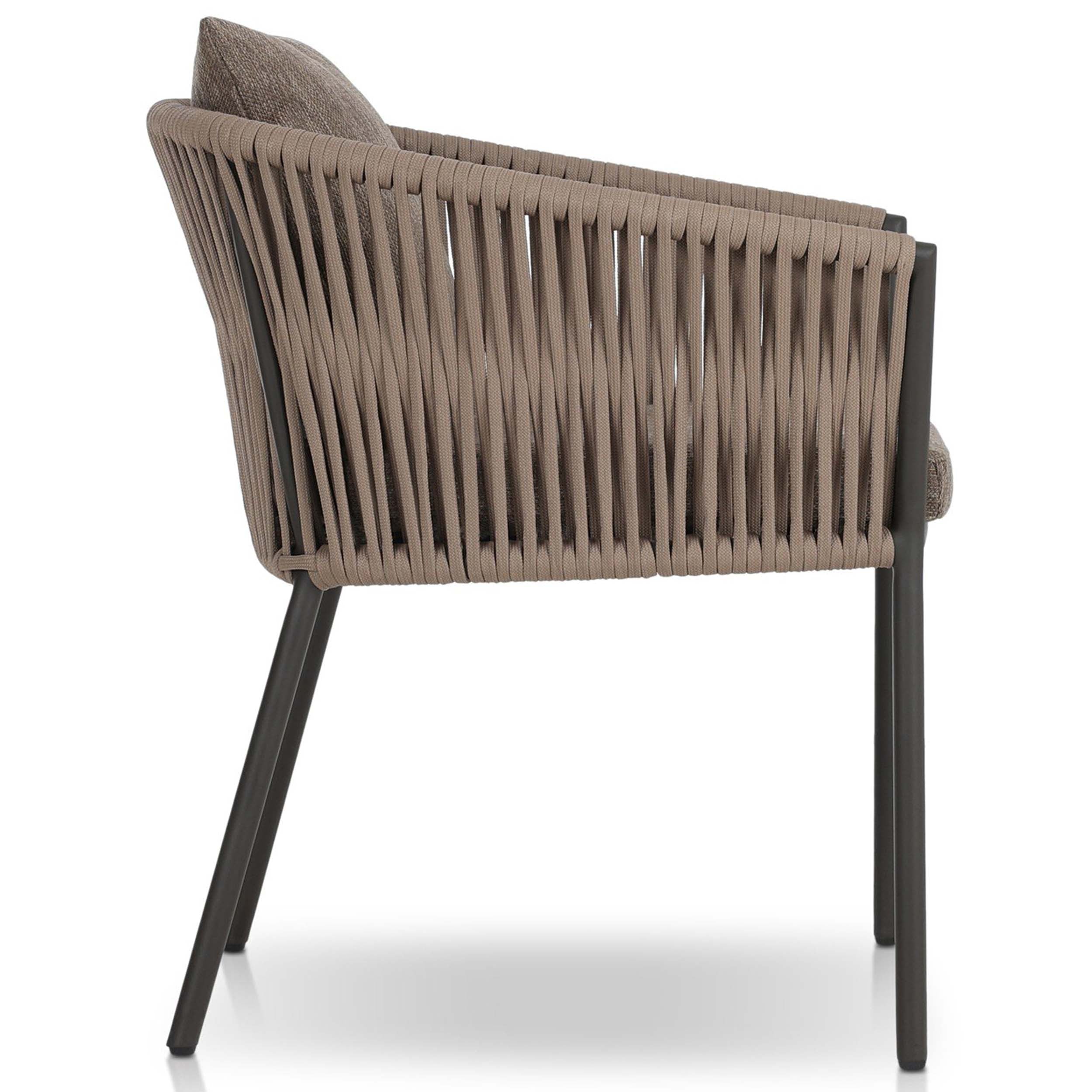 Porto Outdoor Dining Chair, Ellor Brown