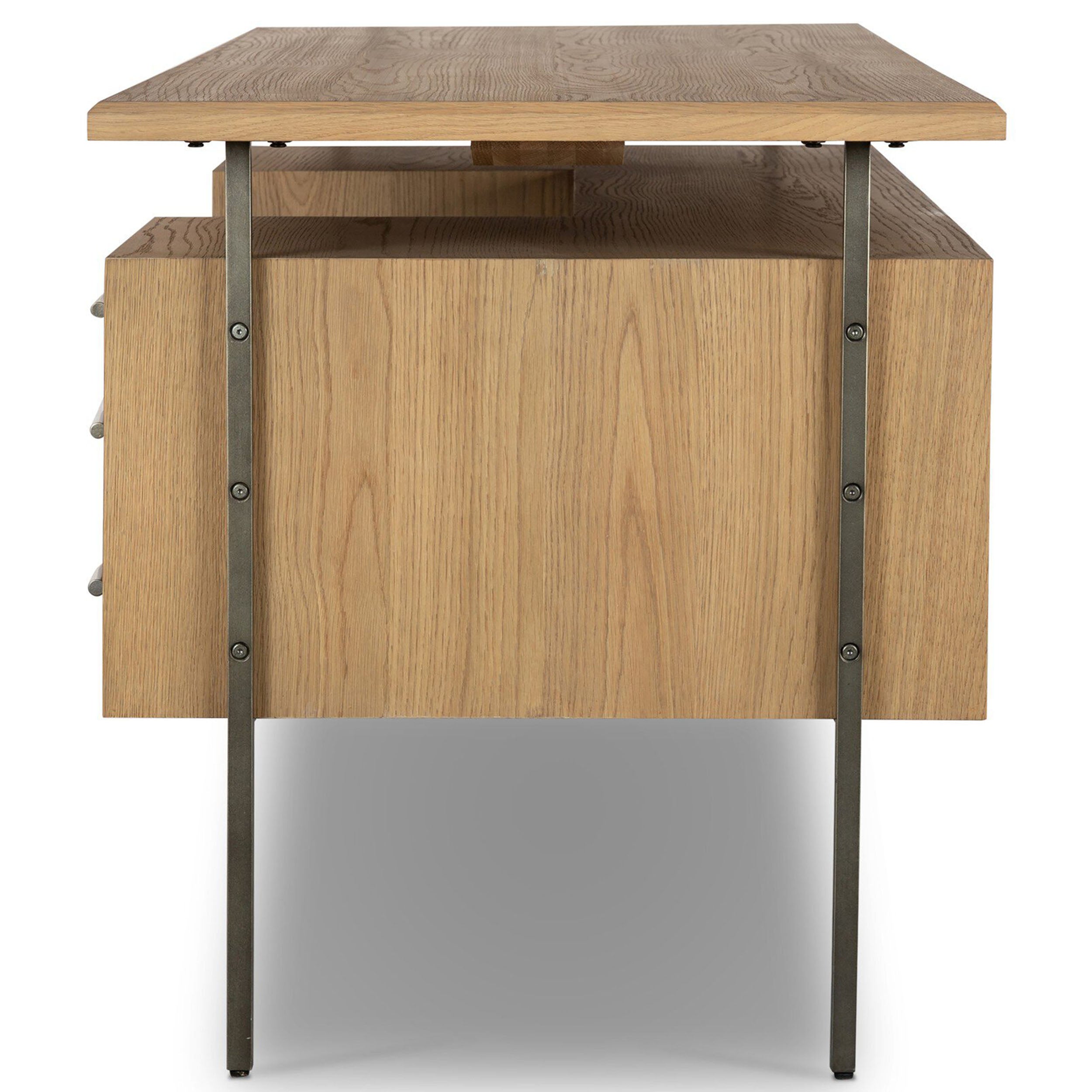 Lauren Desk, Natural Resawn Oak