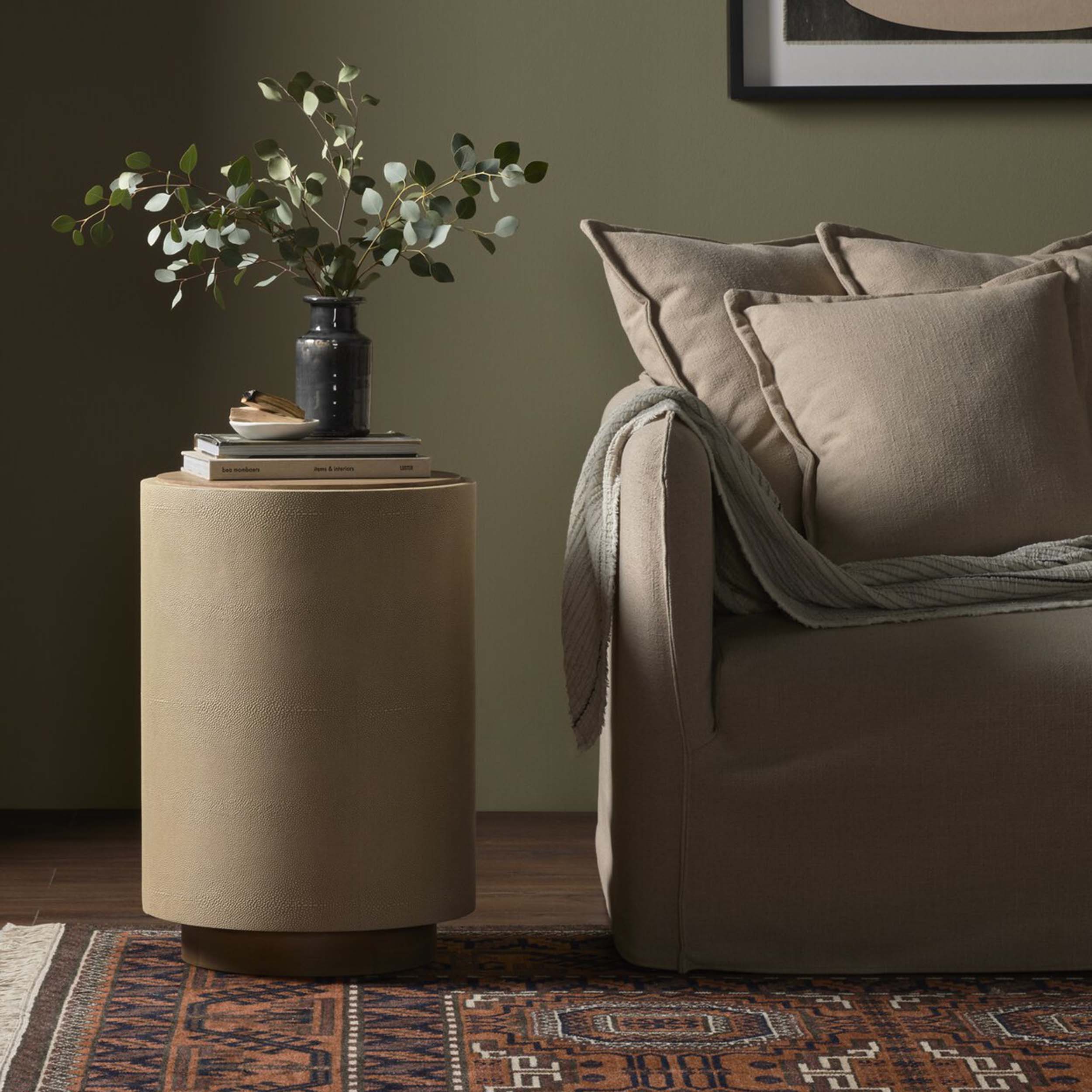 Crosby Side Table, Natural Resawn Oak