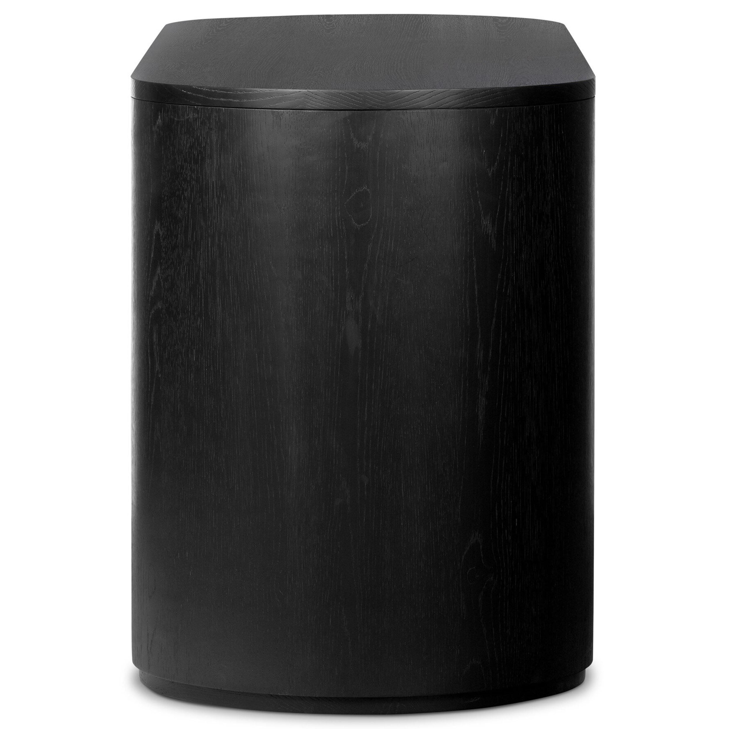 Pilar Desk, Brushed Ebony Oak
