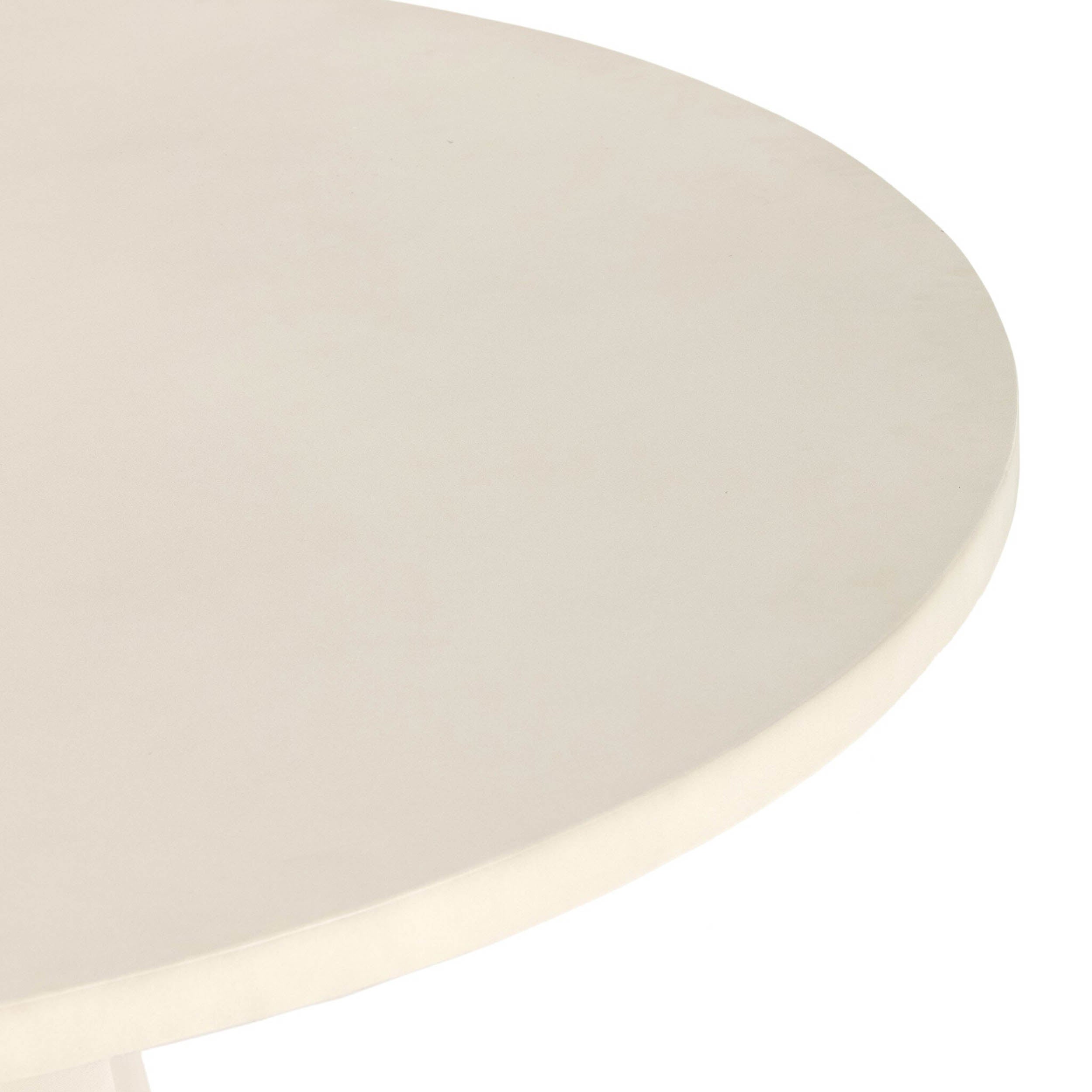 Bowman Outdoor Dining Table, White Concrete
