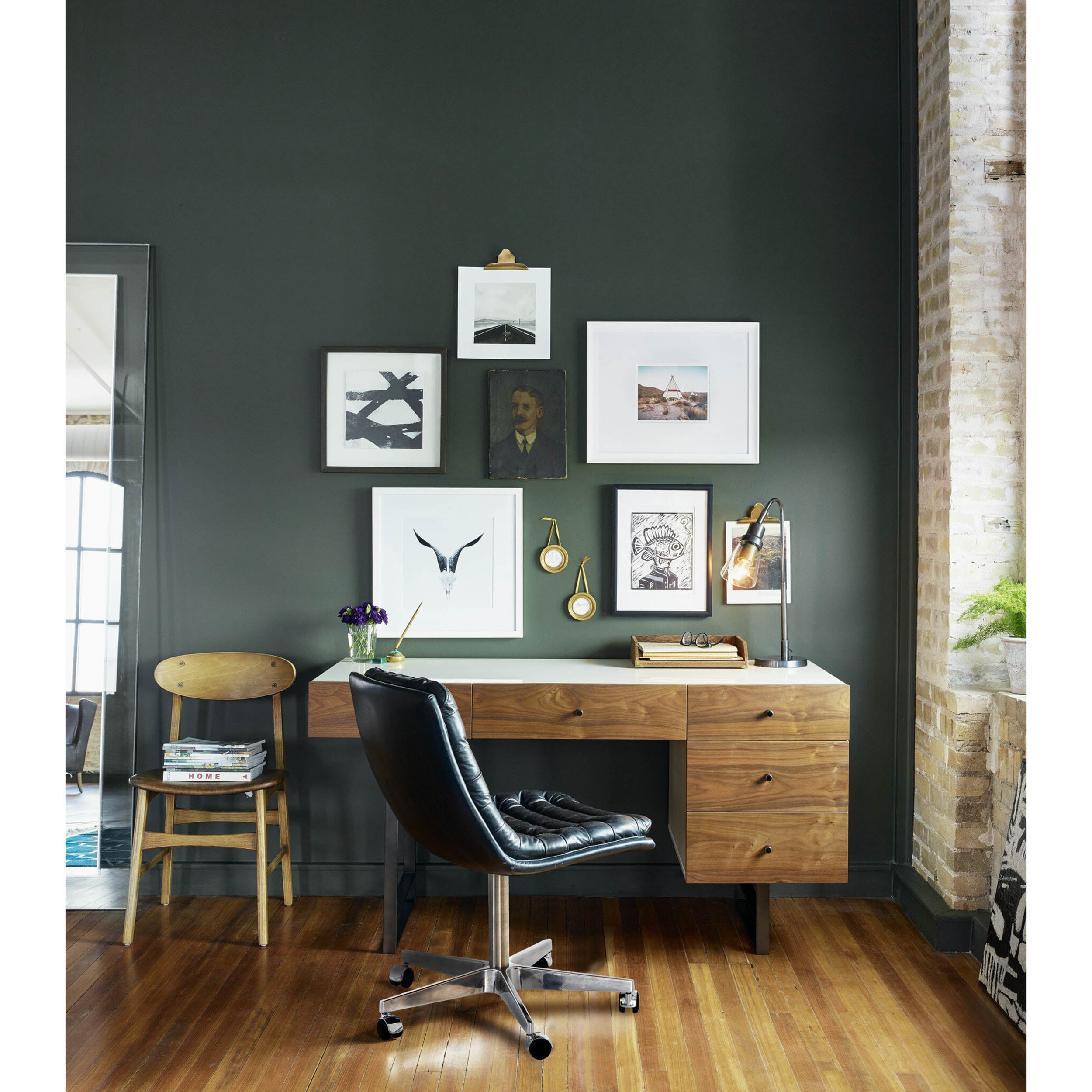 Malibu Desk Chair, Rider Black