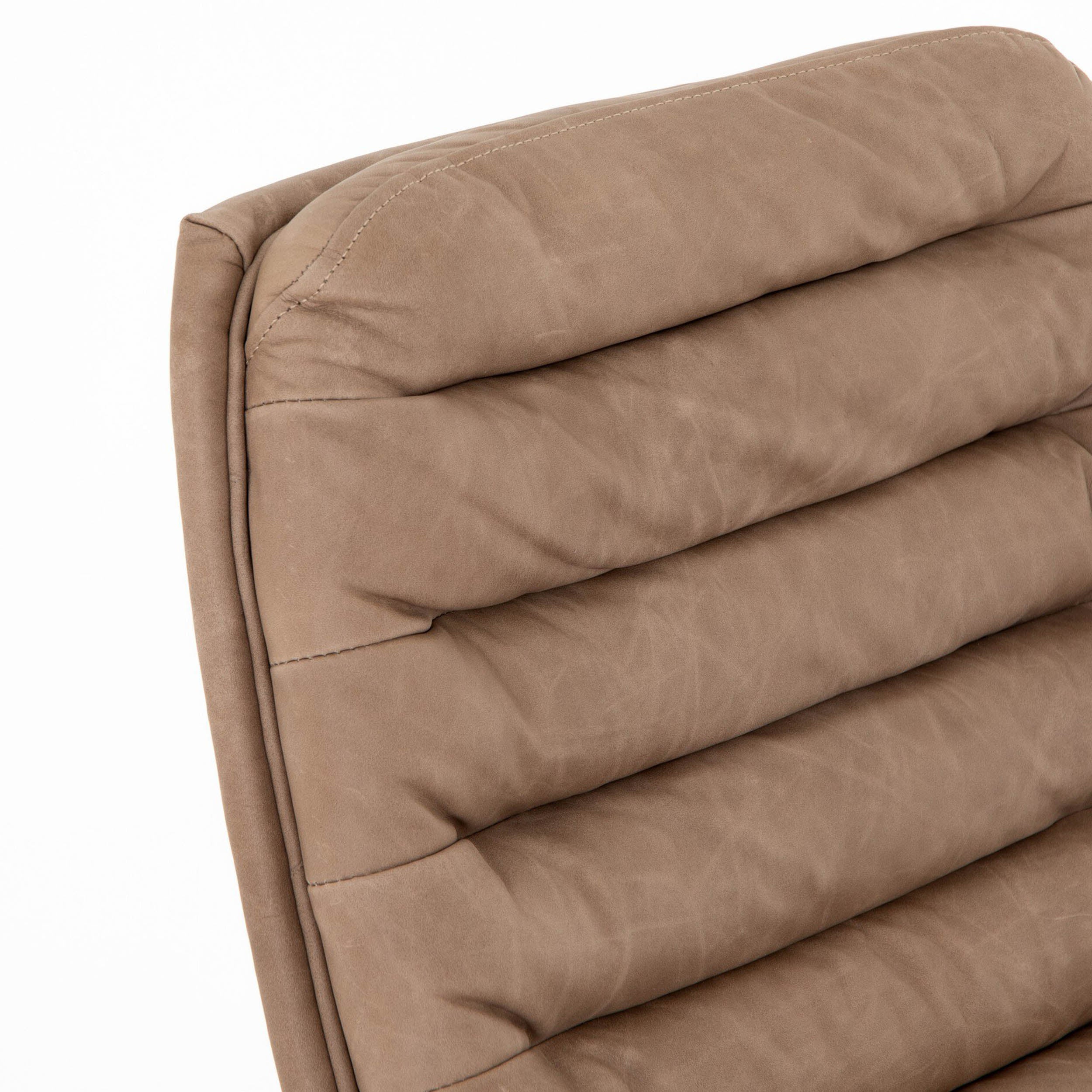 Malibu Desk Chair, Natural Washed Mushroom