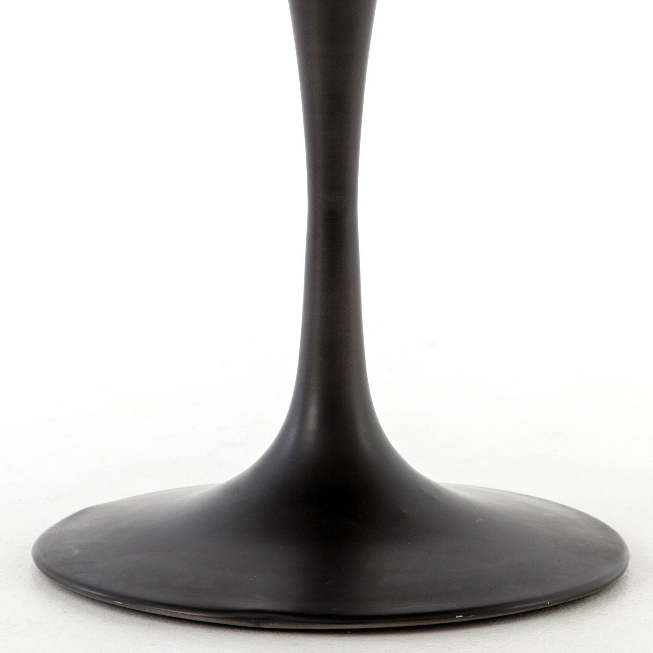 Powell Dining Table, Bright Brass Clad