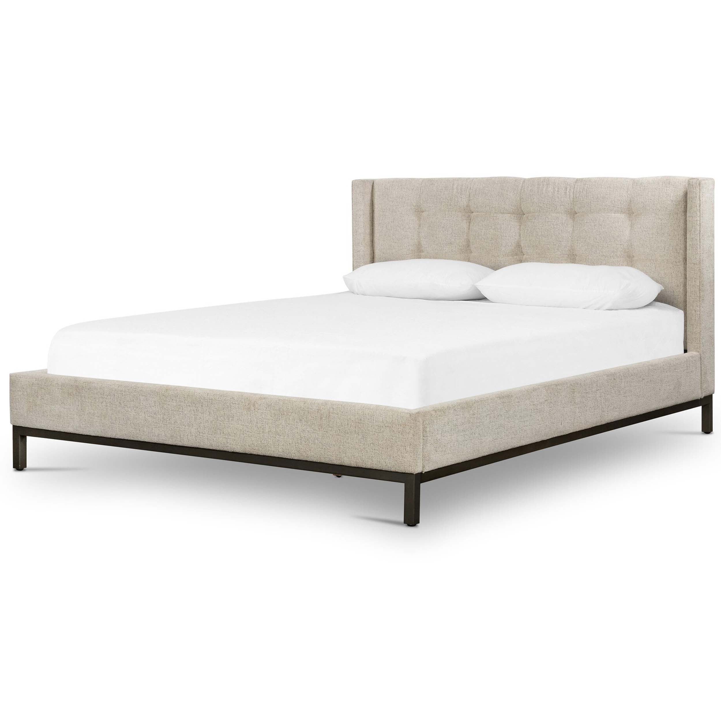 Newhall Bed, Plushtone Linen