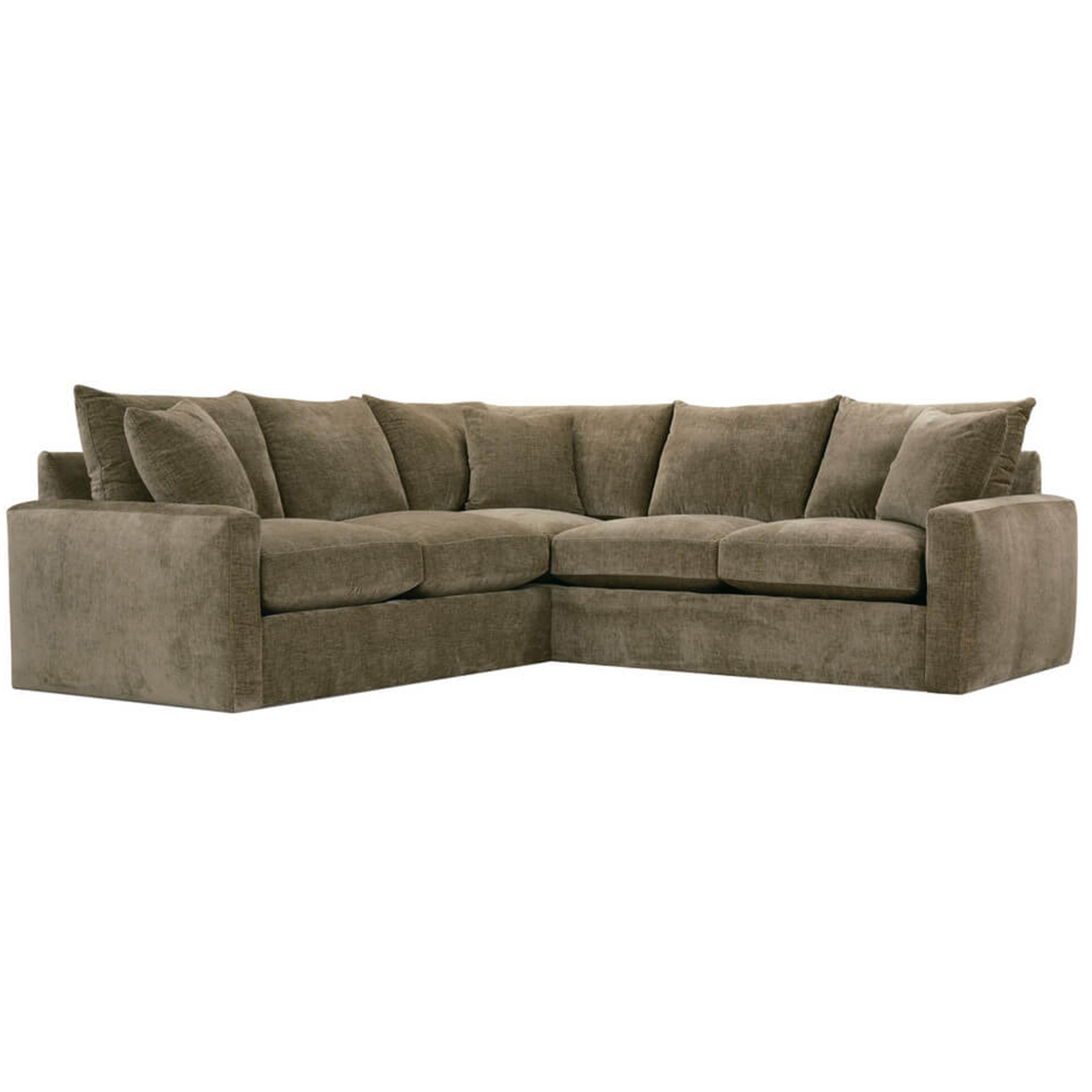 105" x 103" Quick Ship Alden Sectional, Olive