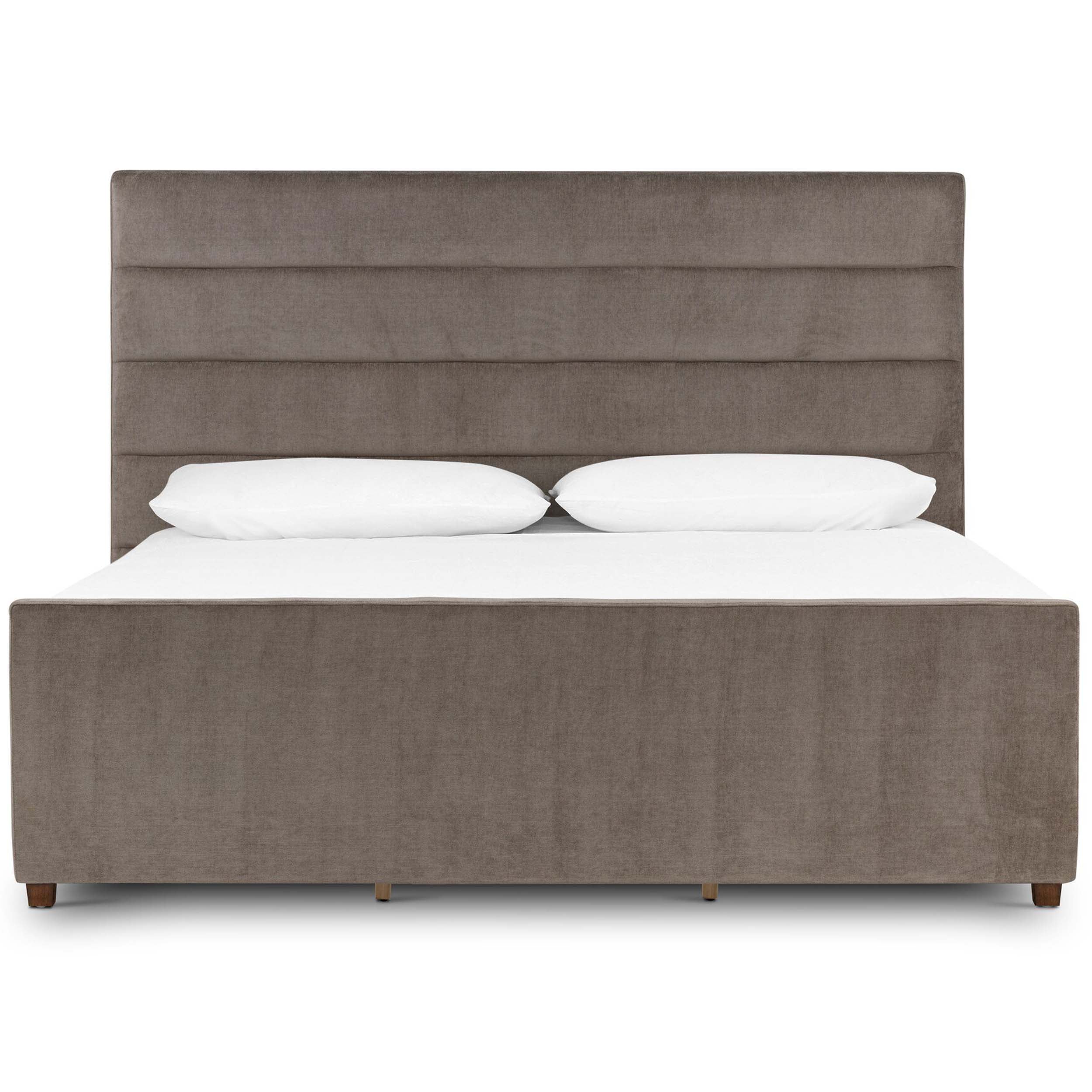 Daphne Bed, Sage Worn Velvet