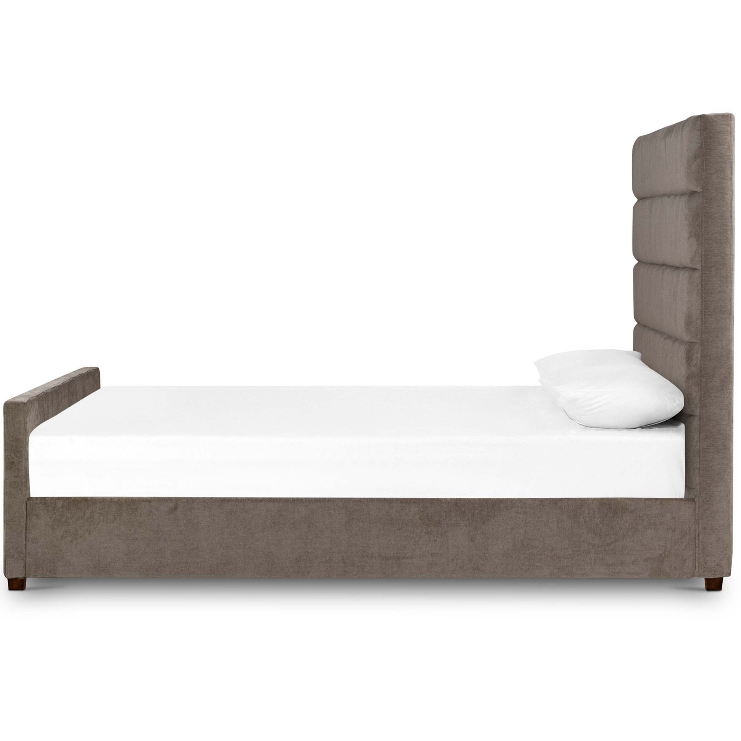 Daphne Bed, Sage Worn Velvet