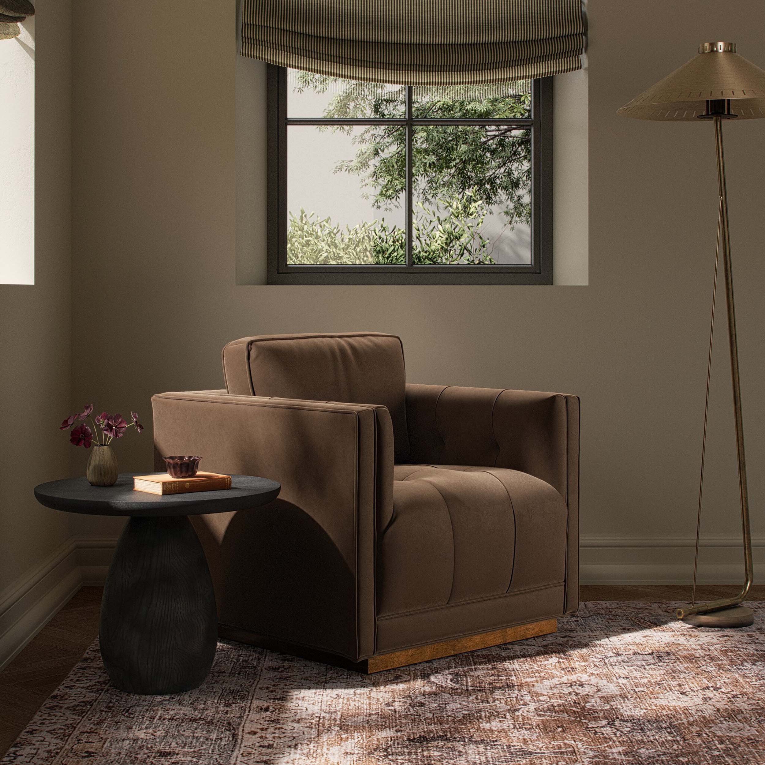 Kiera Swivel Chair, Maestro Cigar