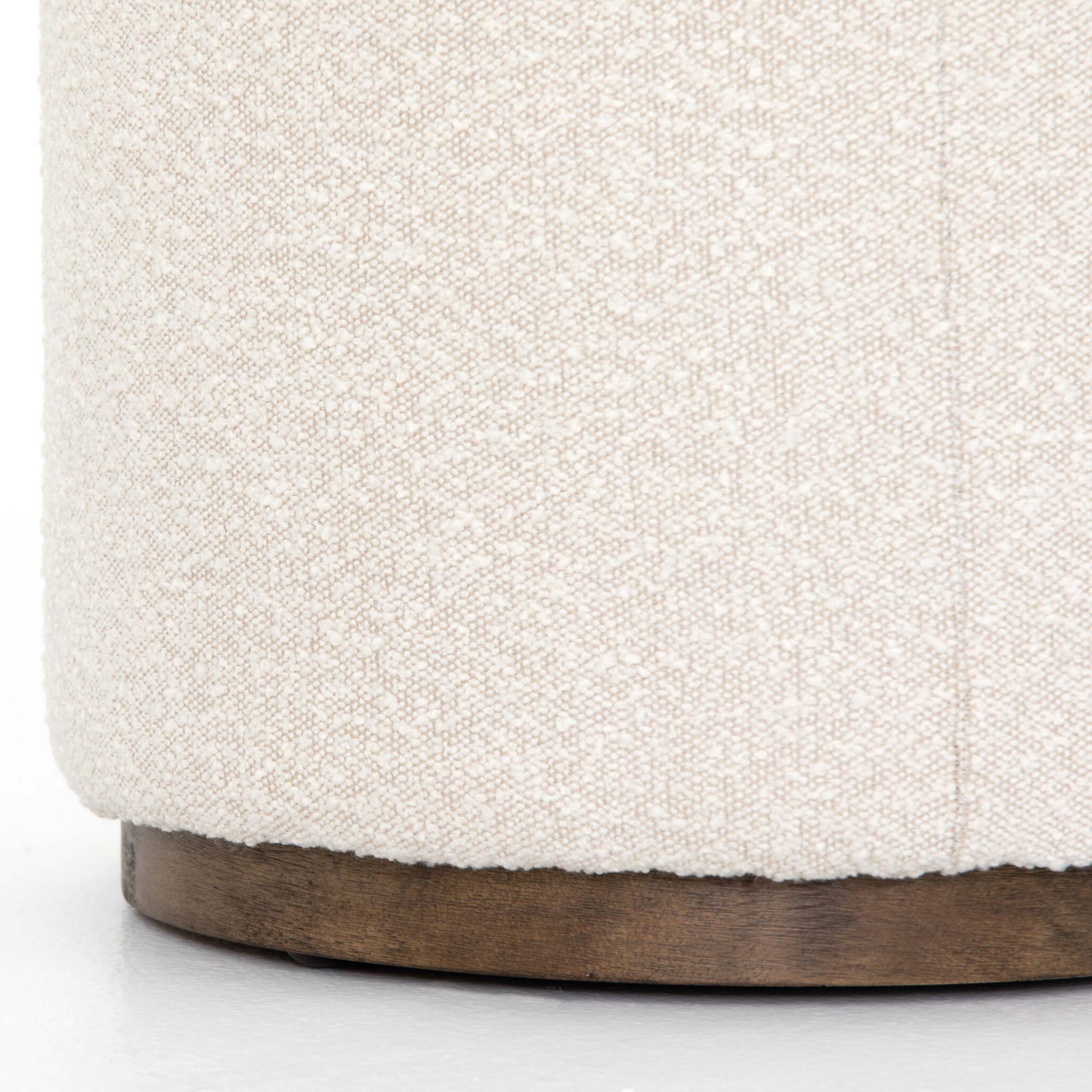 Sinclair Round Ottoman, Knoll Natural