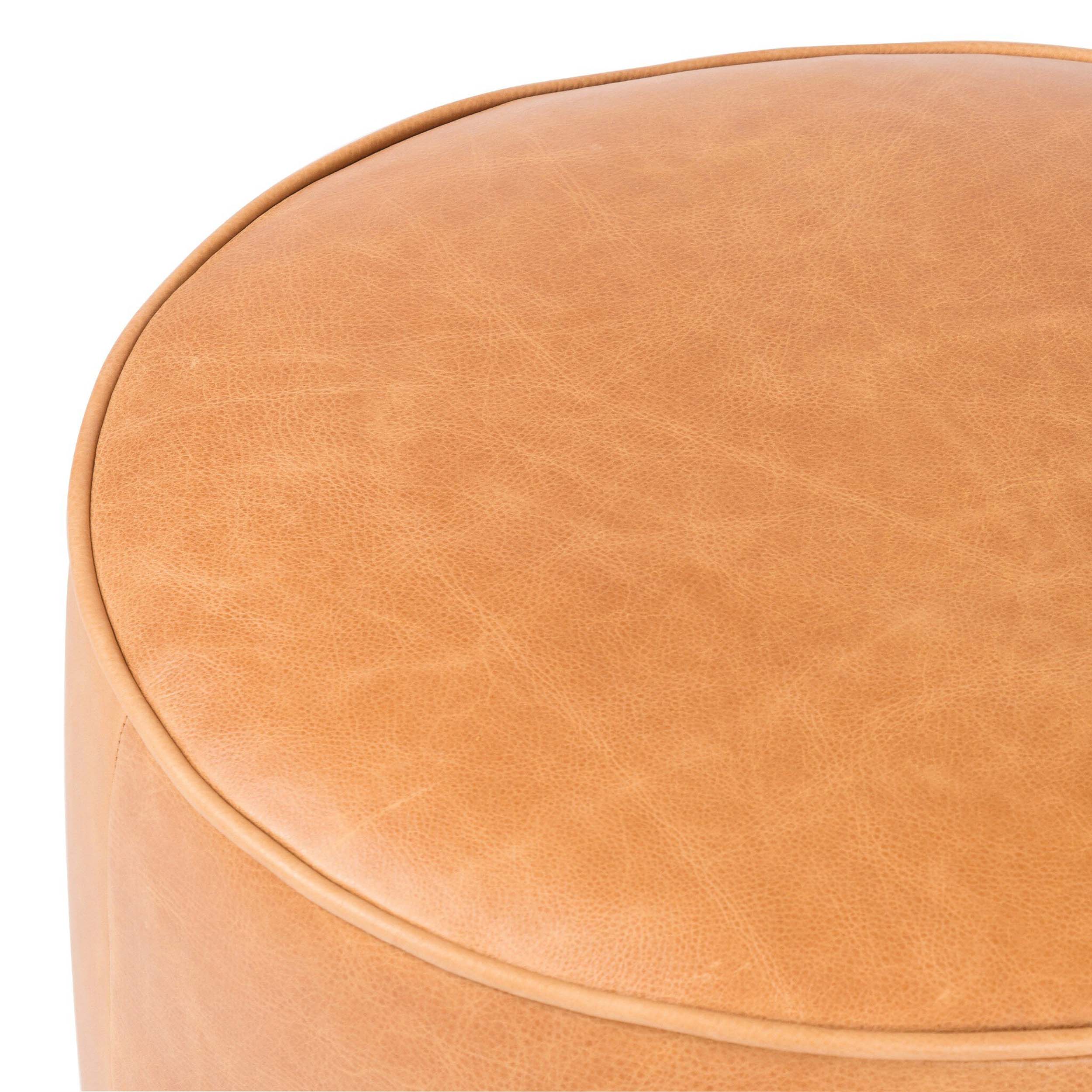 Sinclair Round Ottoman, Palermo Butterscotch