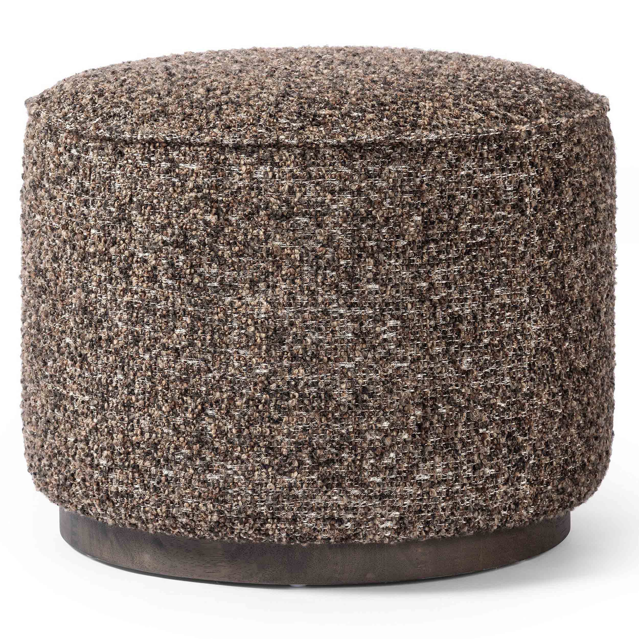 Sinclair Round Ottoman, Ivan Granite