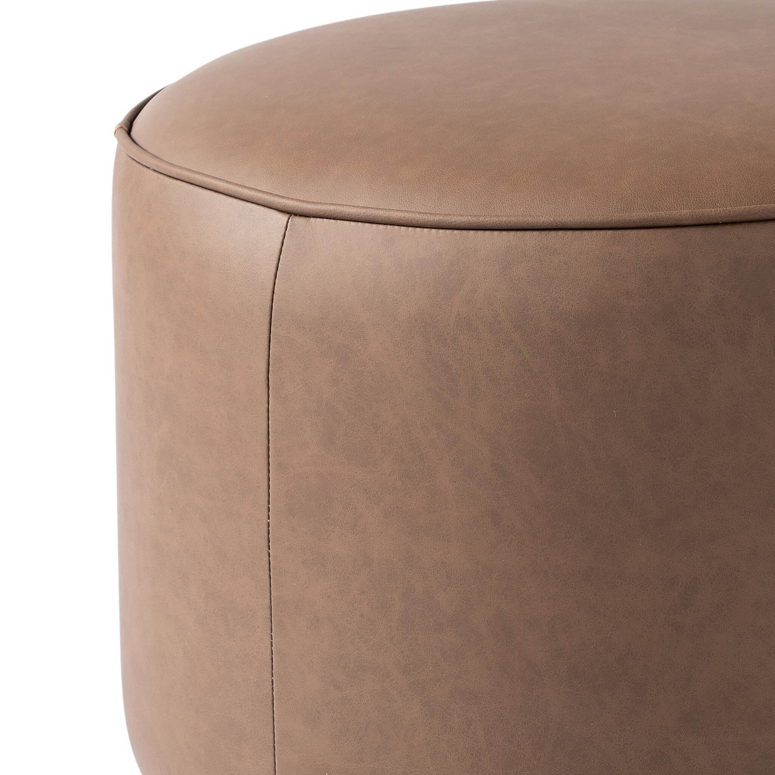 Sinclair Round Ottoman, Maestro Cigar
