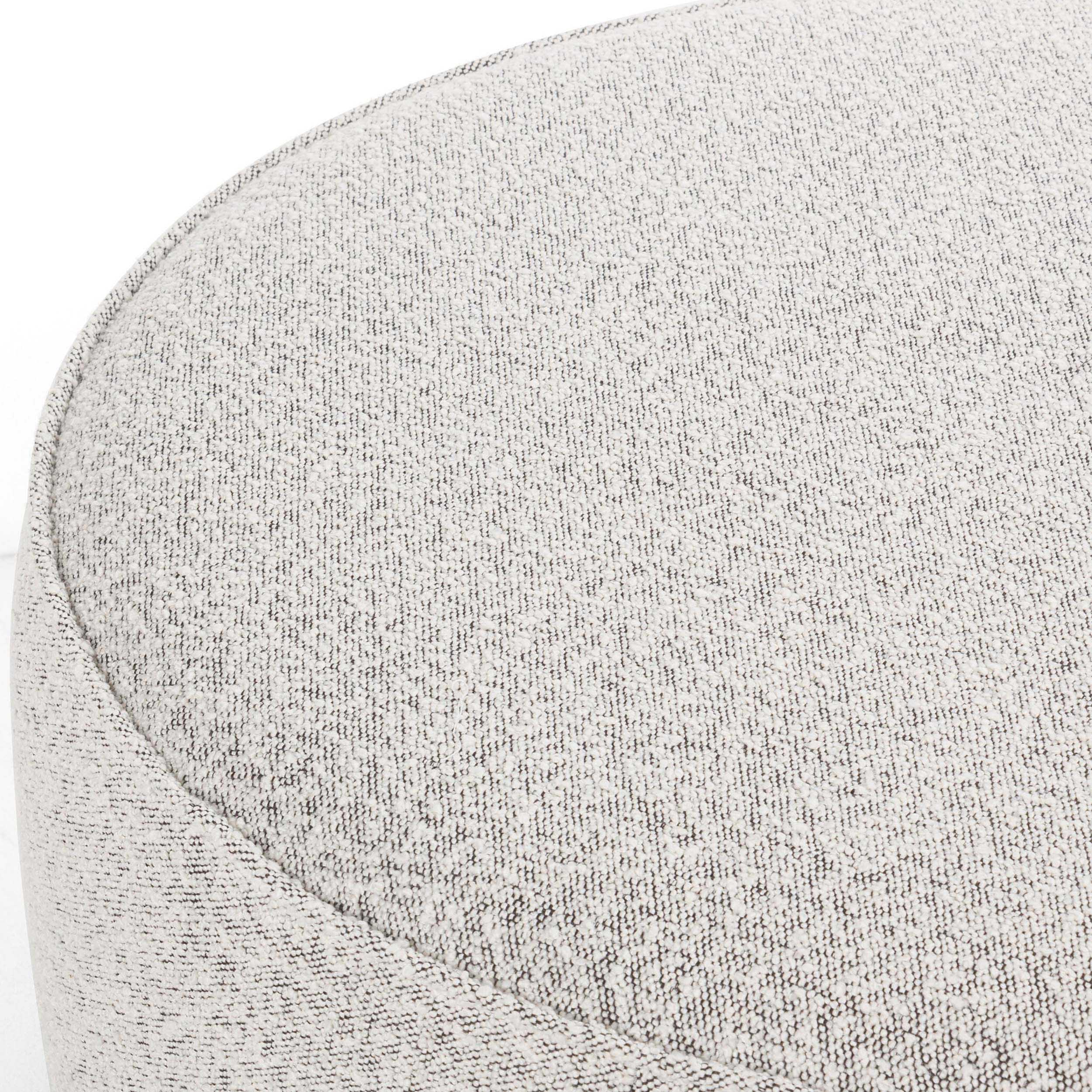 Sinclair Large Round Ottoman, Knoll Domino