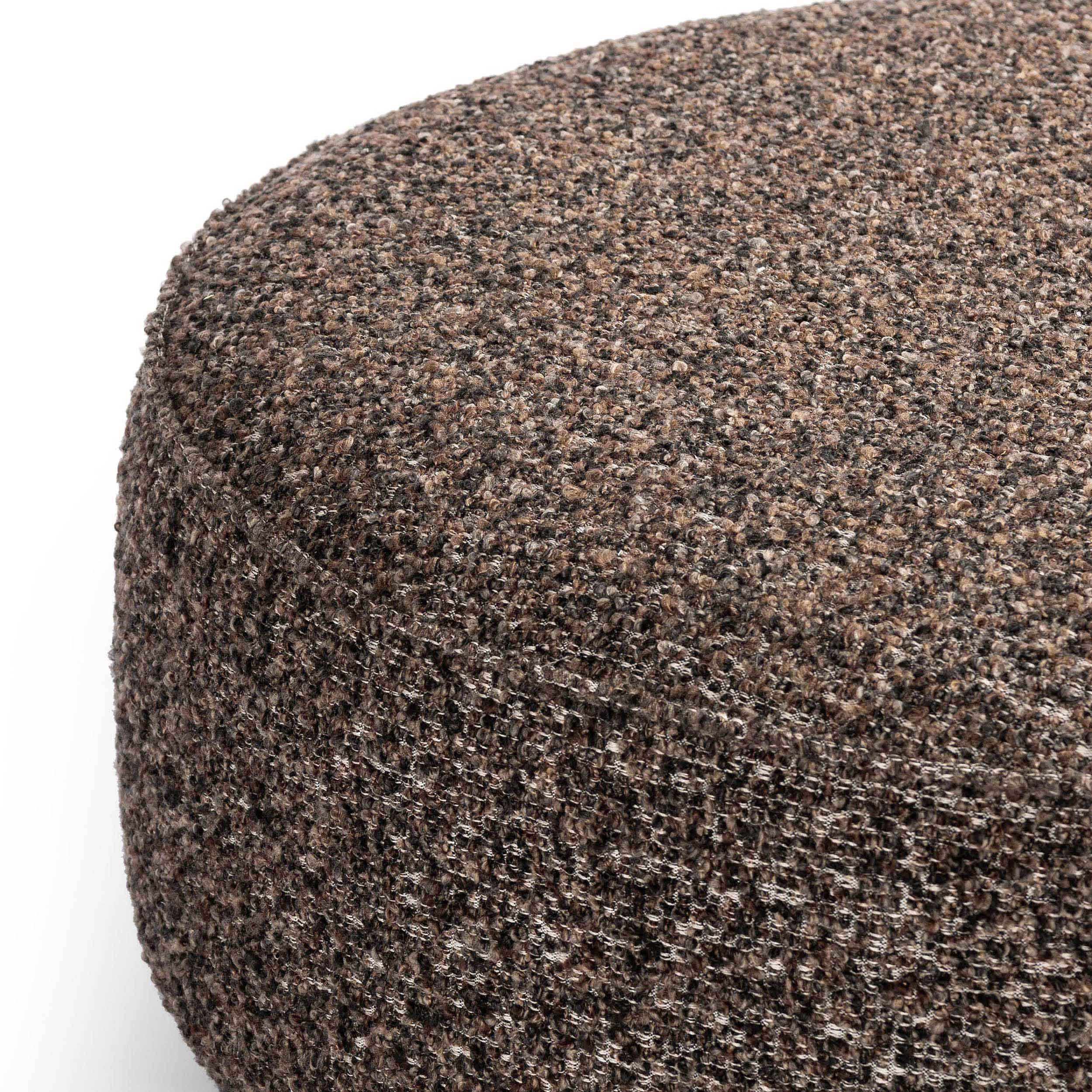 Sinclair Large Round Ottoman, Ivan Granite