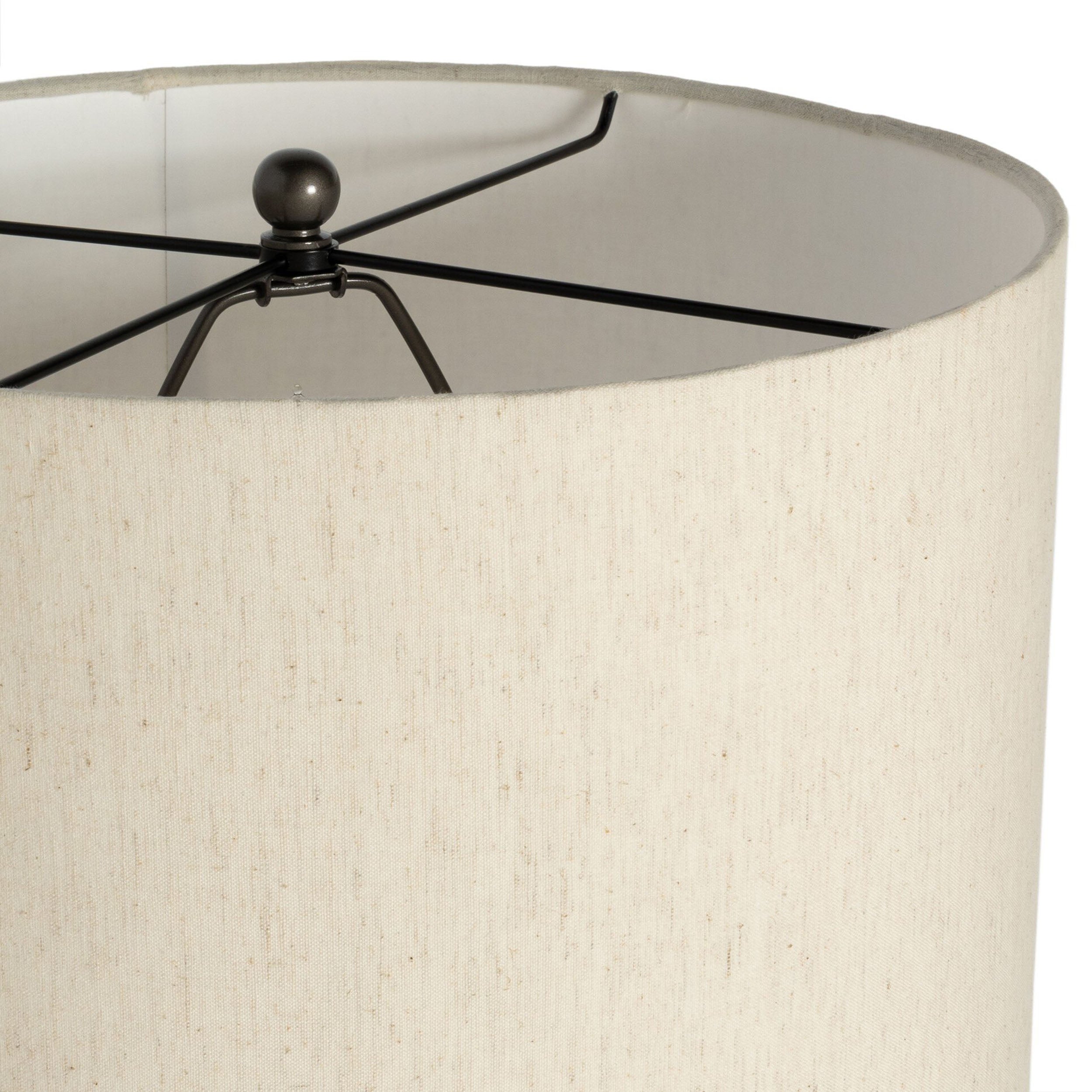Leander Table Lamp, Dark Antique Pewter