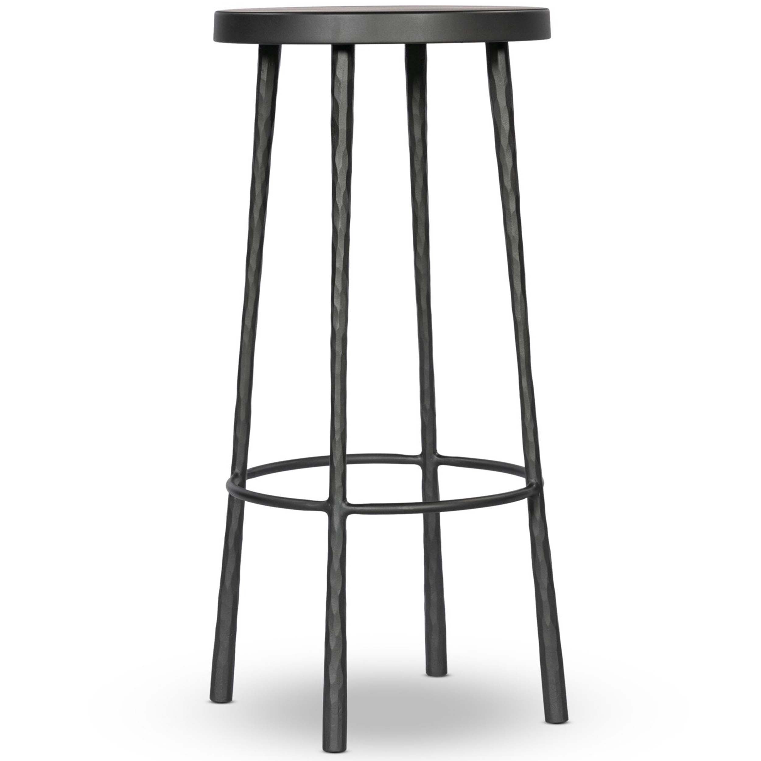 Westwood Bar + Counter Stool, Hammered Gunmetal