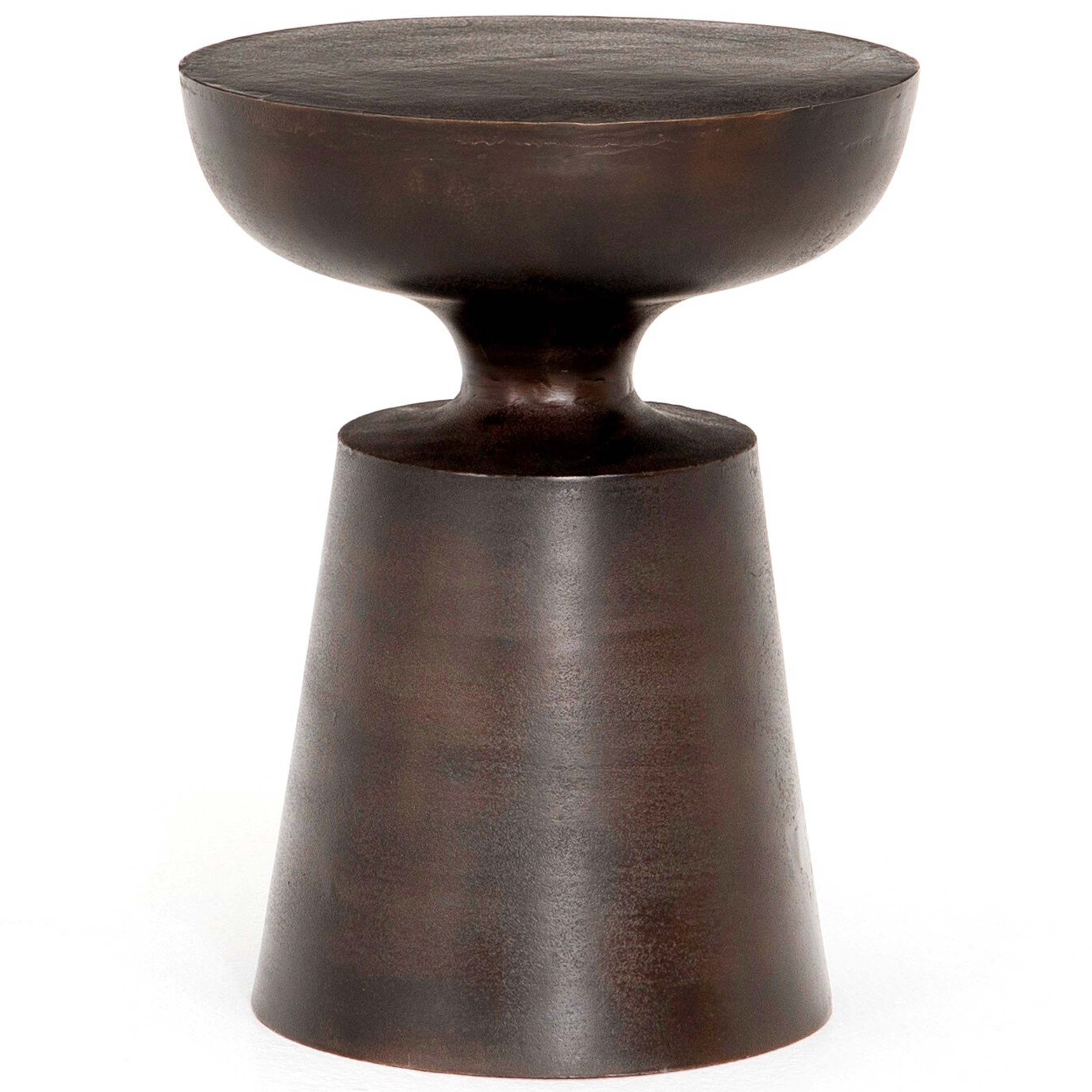 Cruz End Table, Antique Rust