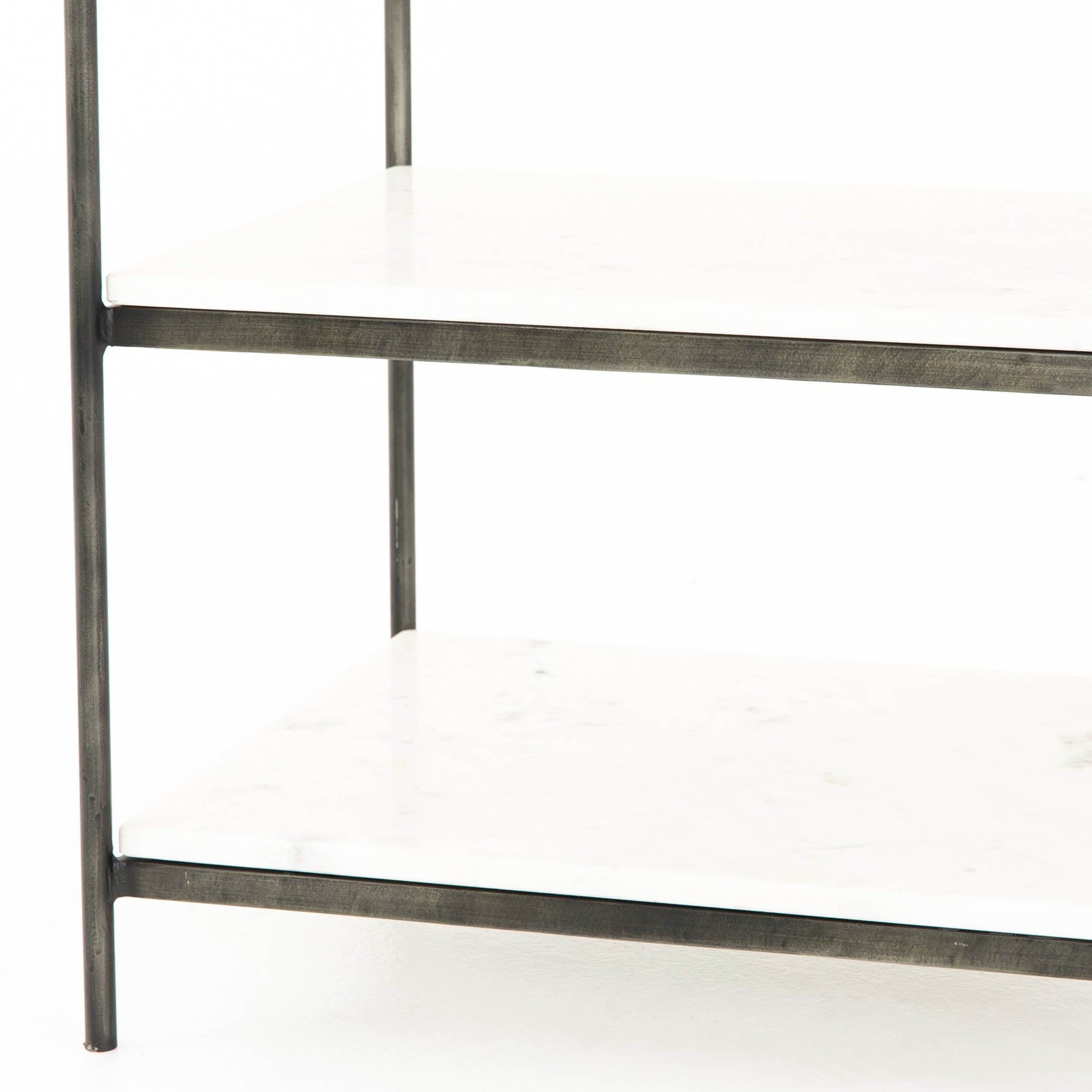 Felix Nightstand, Hammered Grey