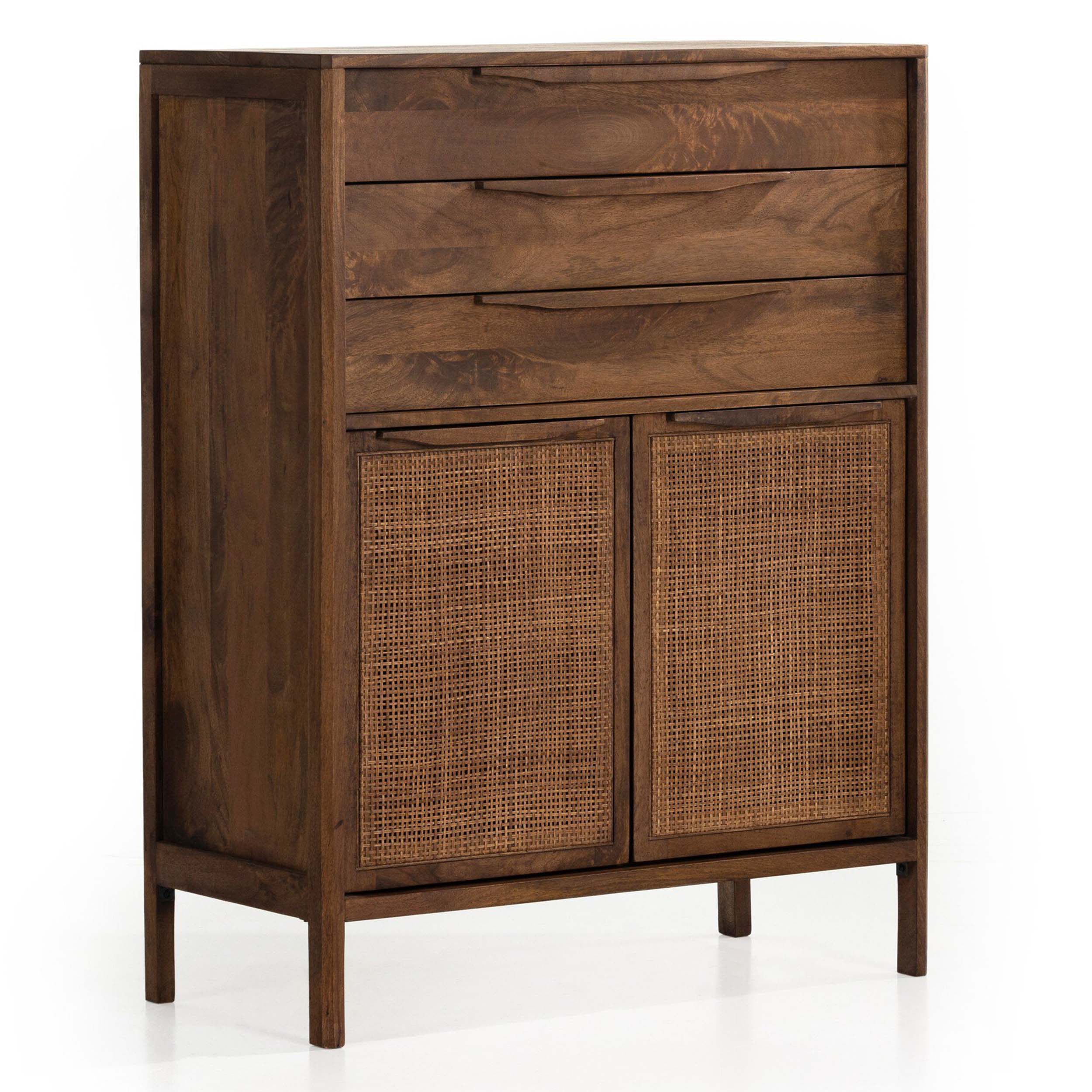 Sydney Tall Dresser, Brown Wash