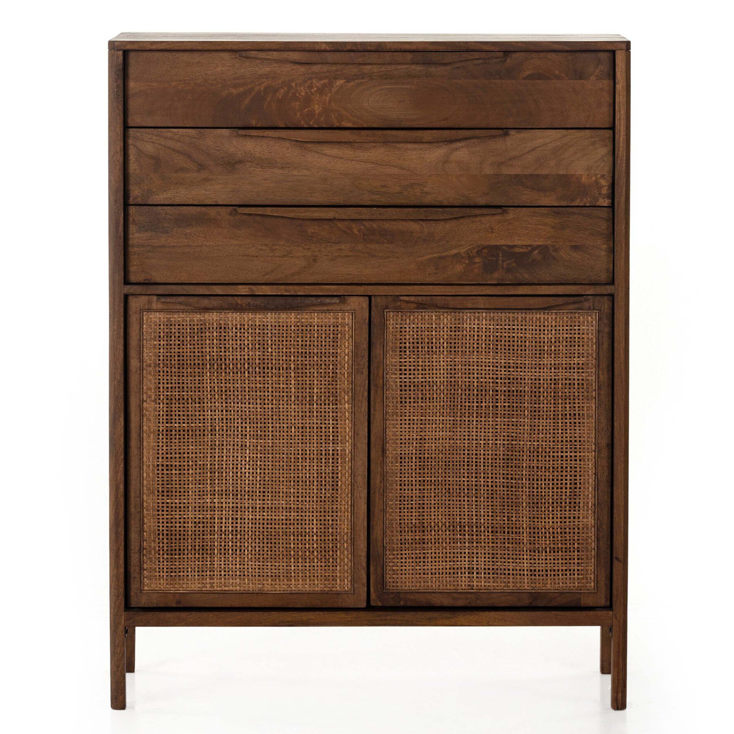 Sydney Tall Dresser, Brown Wash