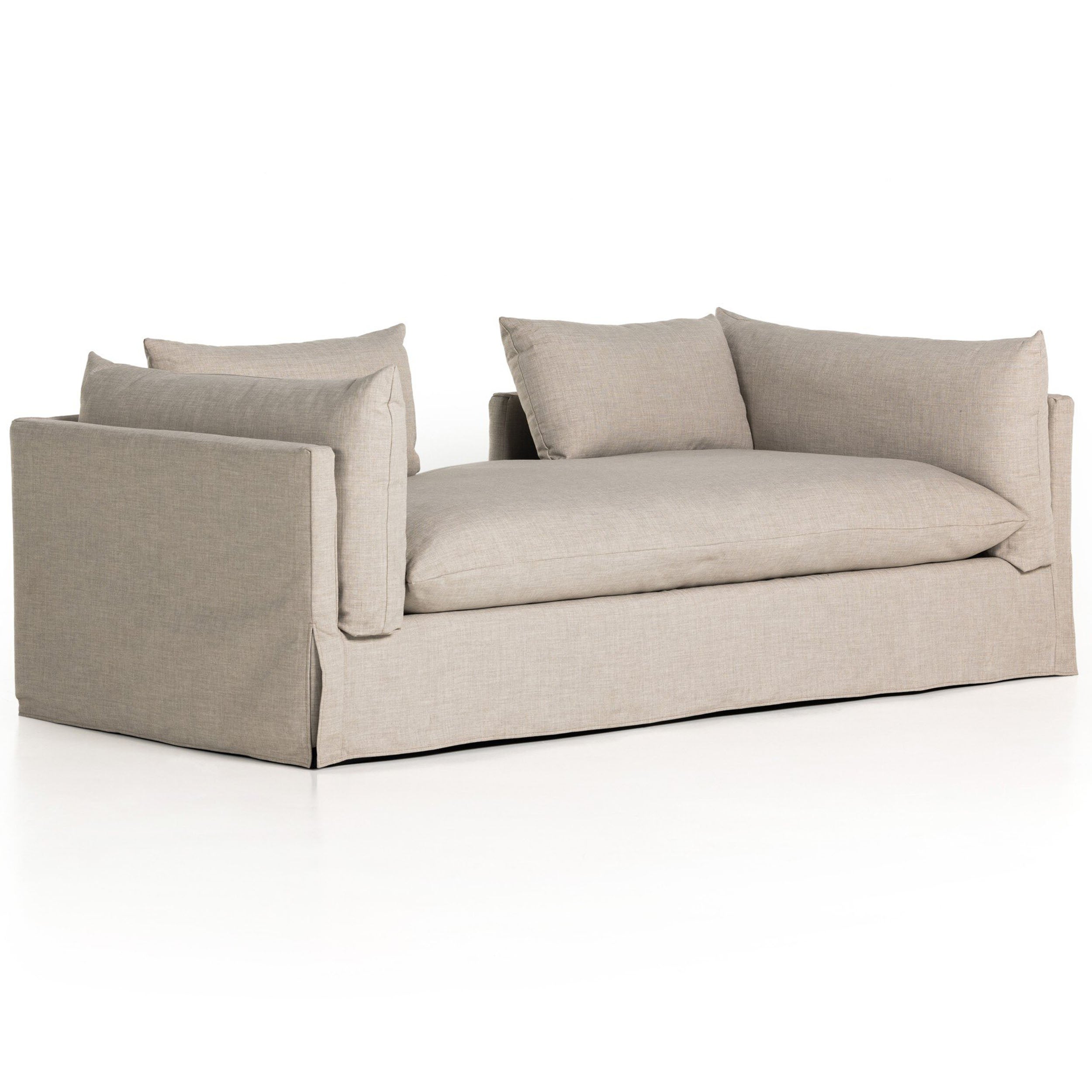 Habitat Slipcover Chaise, Bennett Moon