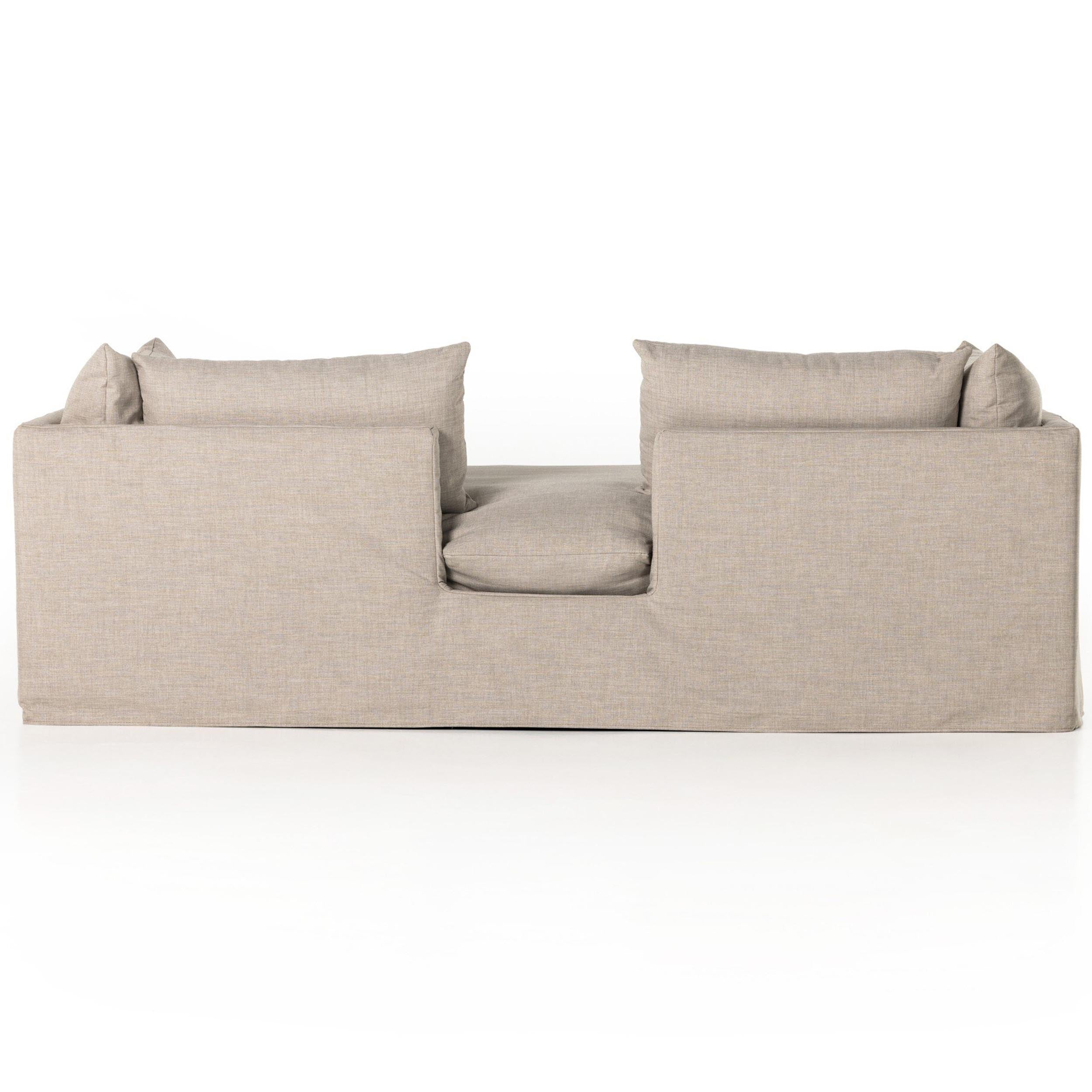 Habitat Slipcover Chaise, Bennett Moon