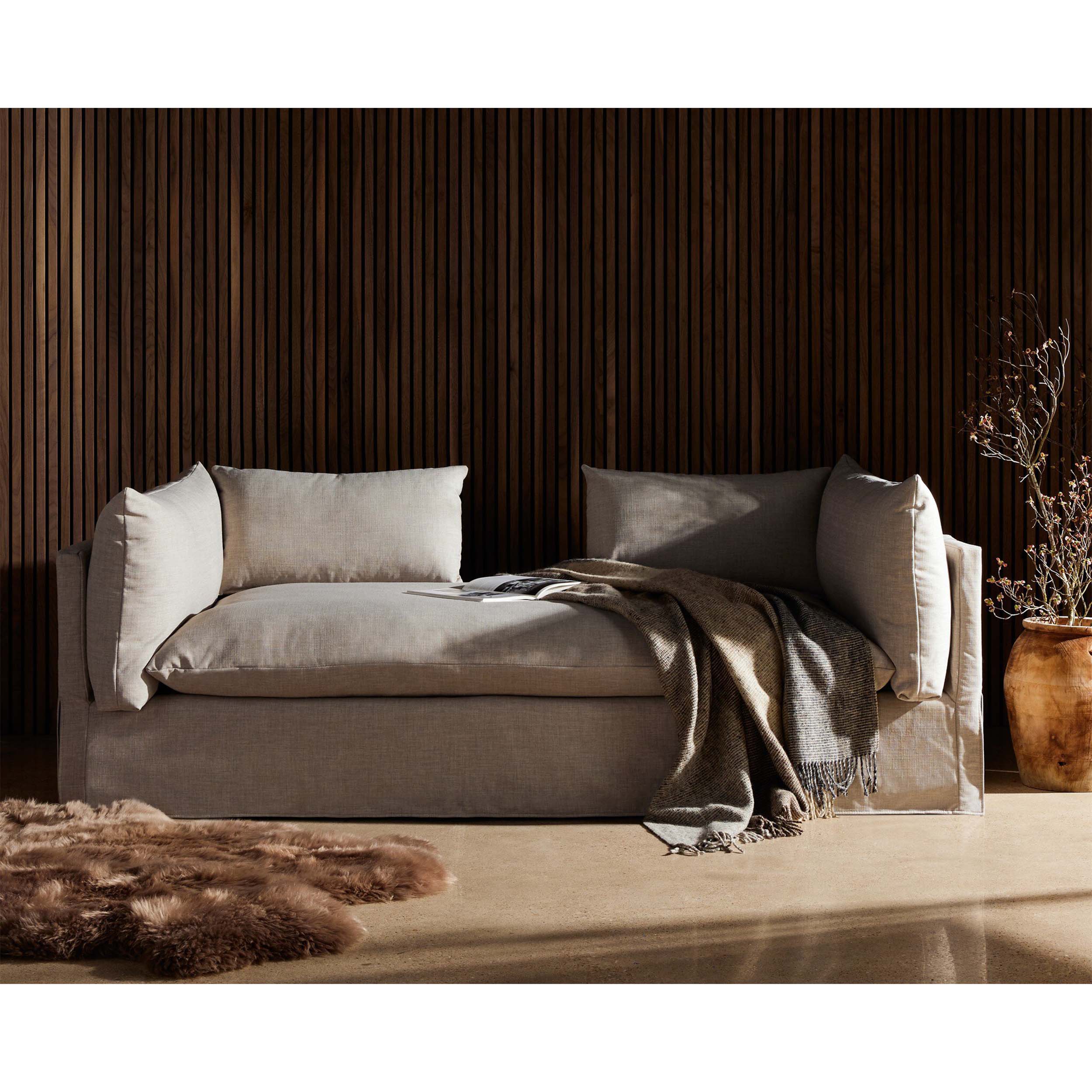 Habitat Slipcover Chaise, Bennett Moon