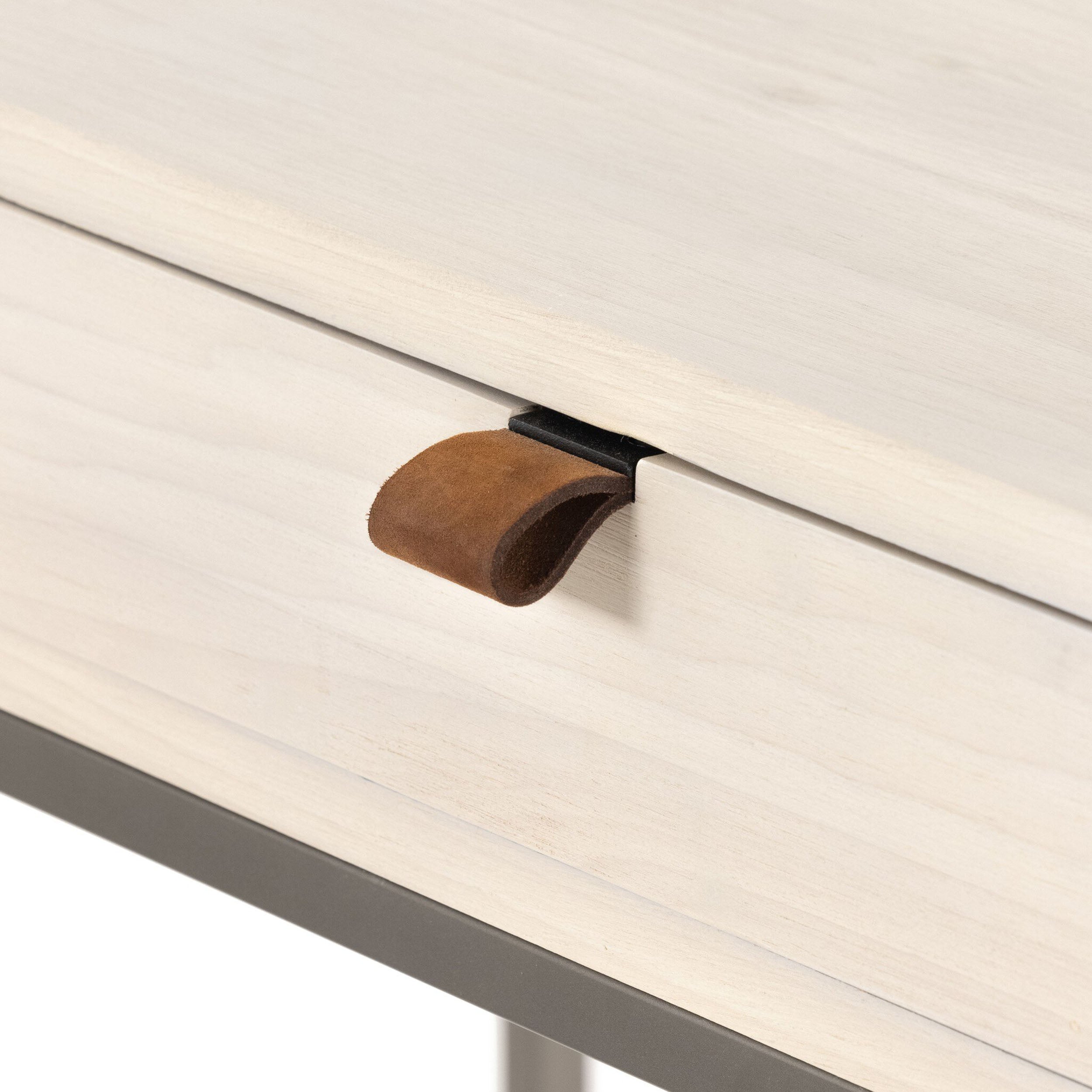 Trey Modular Writing Desk, Dove Poplar