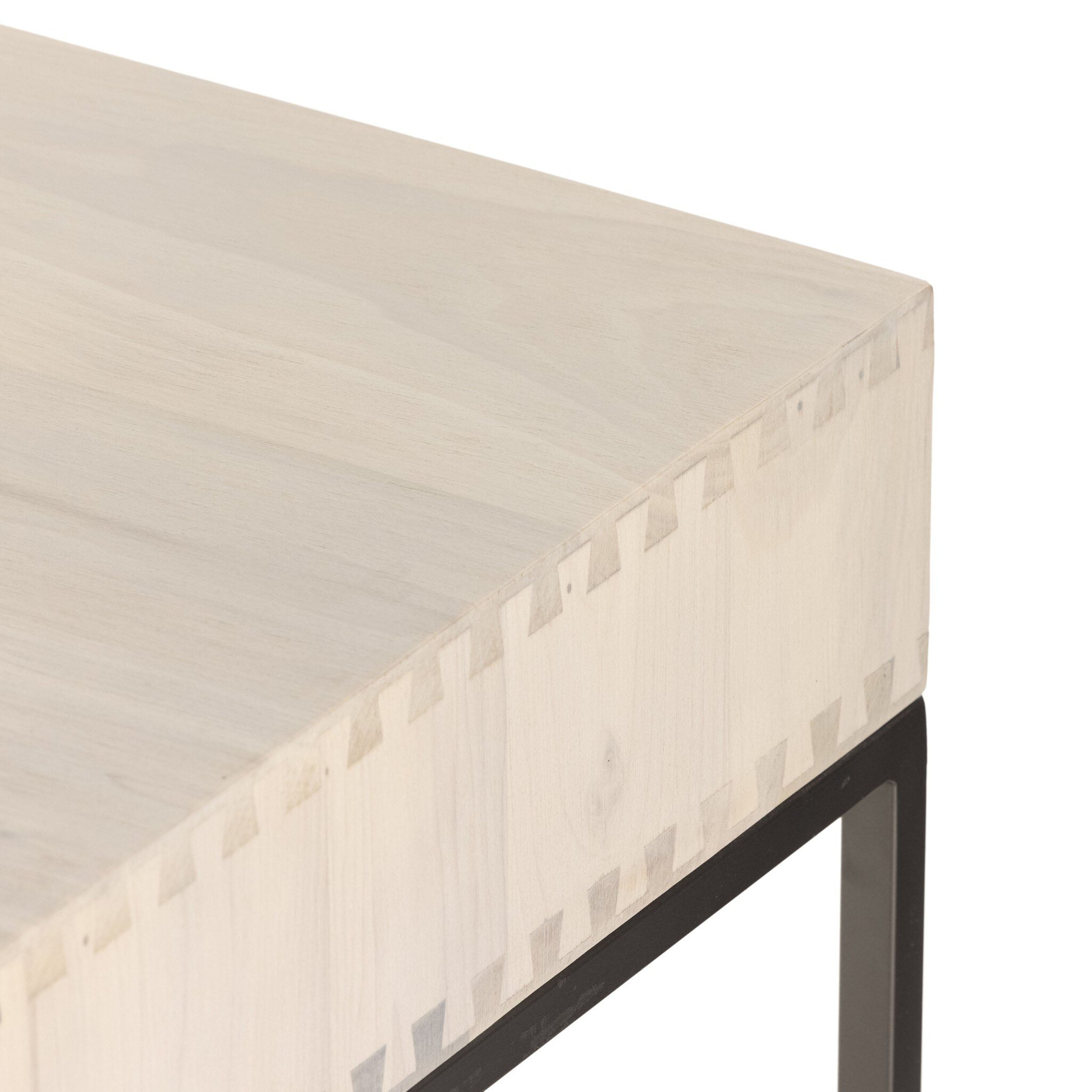 Trey Modular Writing Desk, Dove Poplar