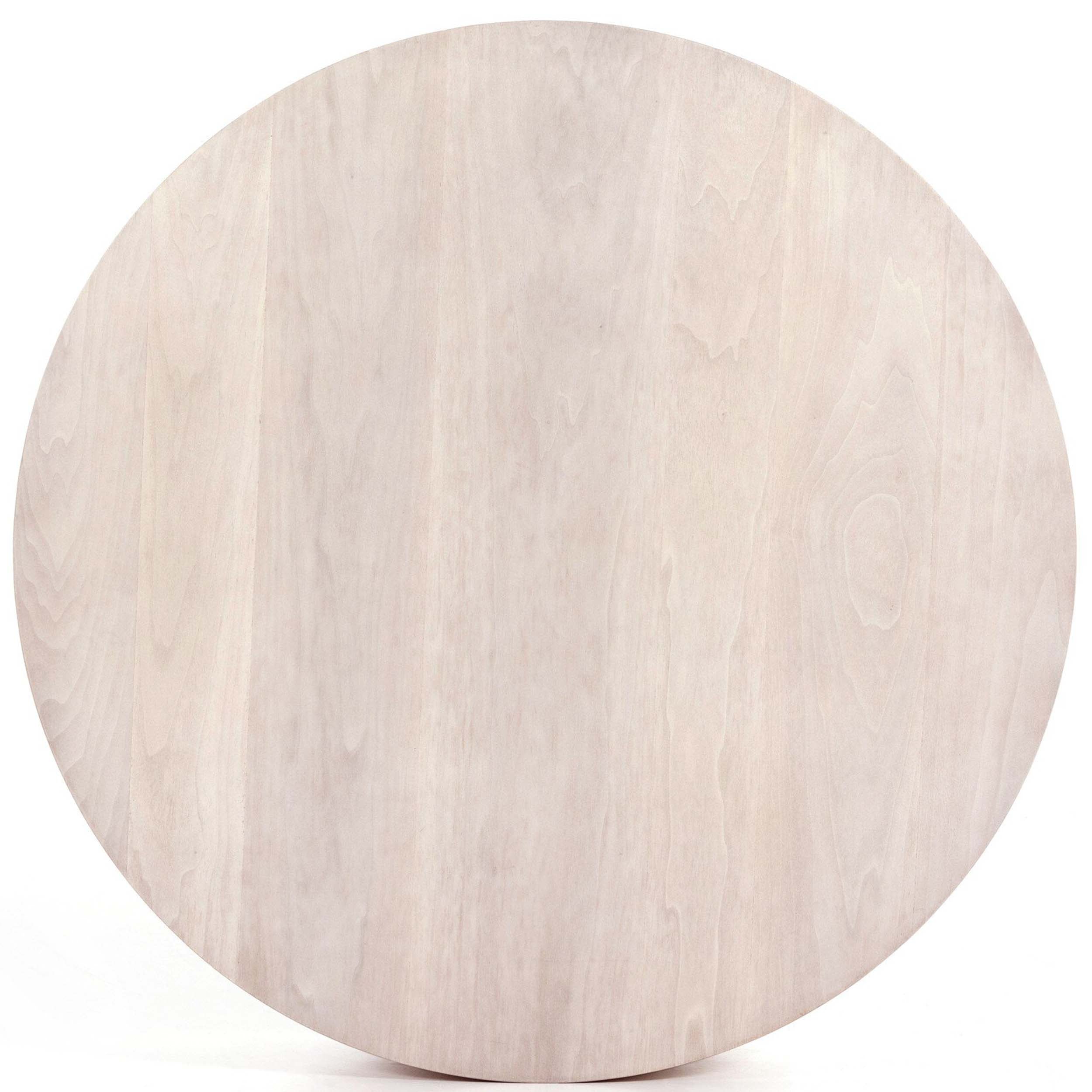 Hudson Round Coffee Table, Ashen Walnut