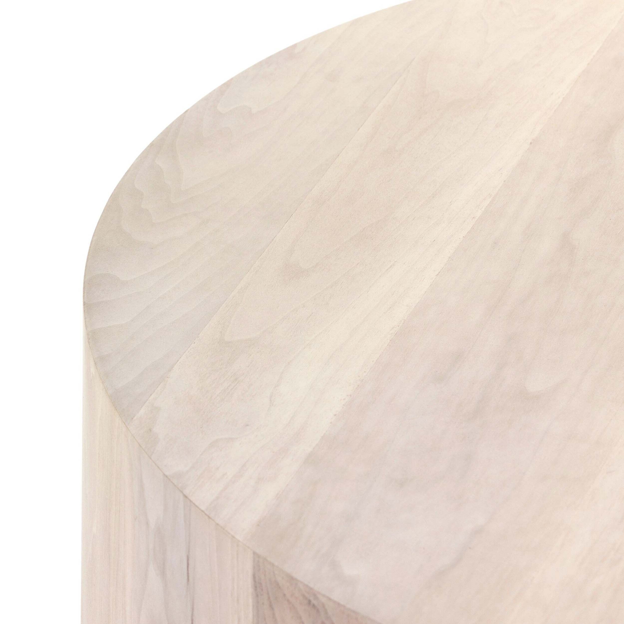 Hudson Round Coffee Table, Ashen Walnut