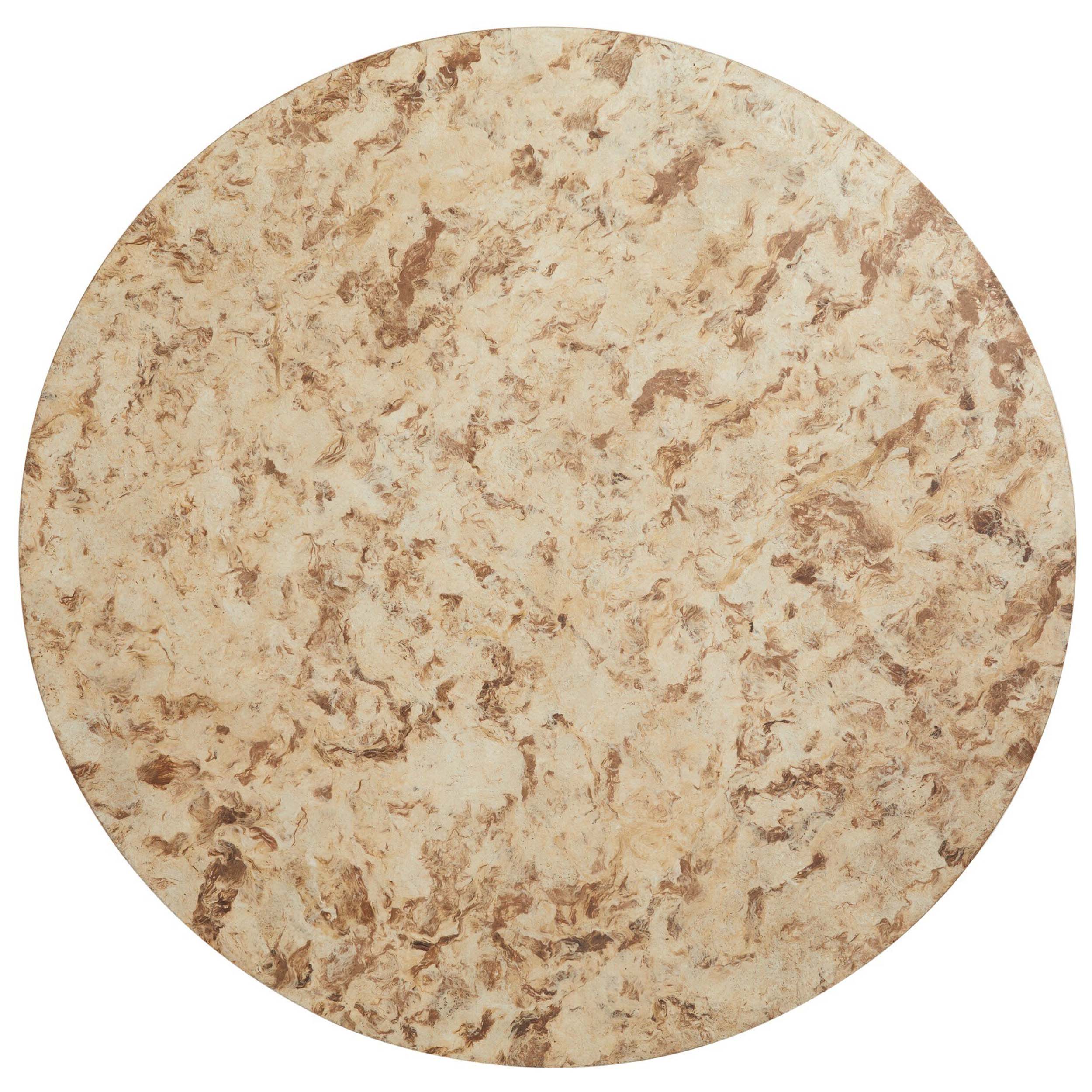 Hudson Round Coffee Table, Bark Paper