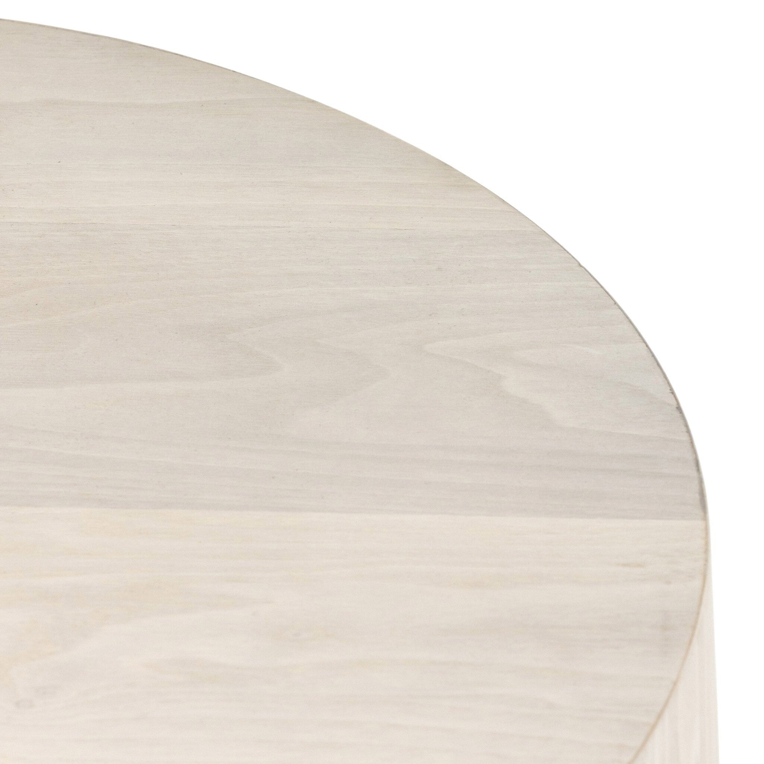 Hudson Round End Table, Ashen Walnut