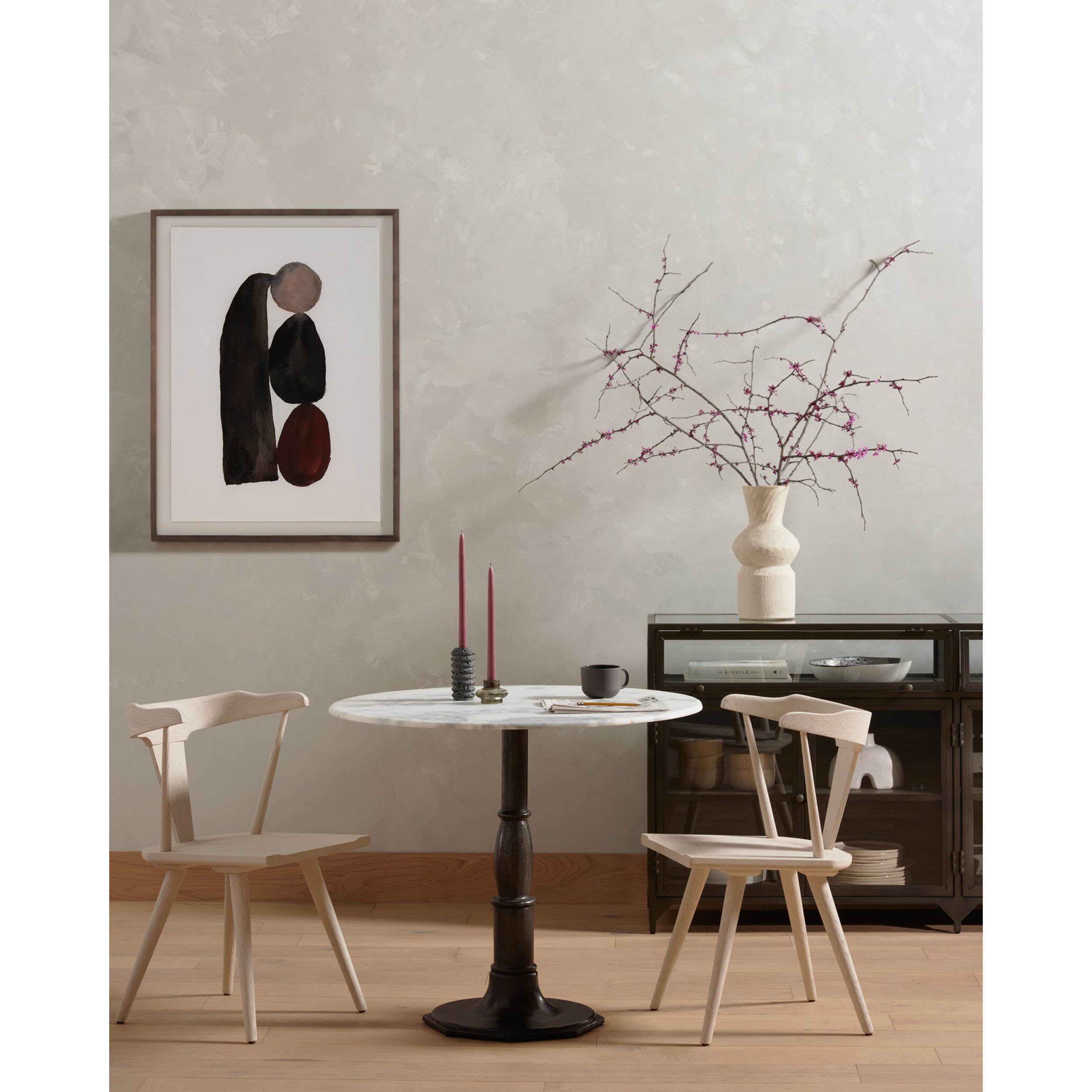 Ripley Dining Chair, Off White Oak Solid