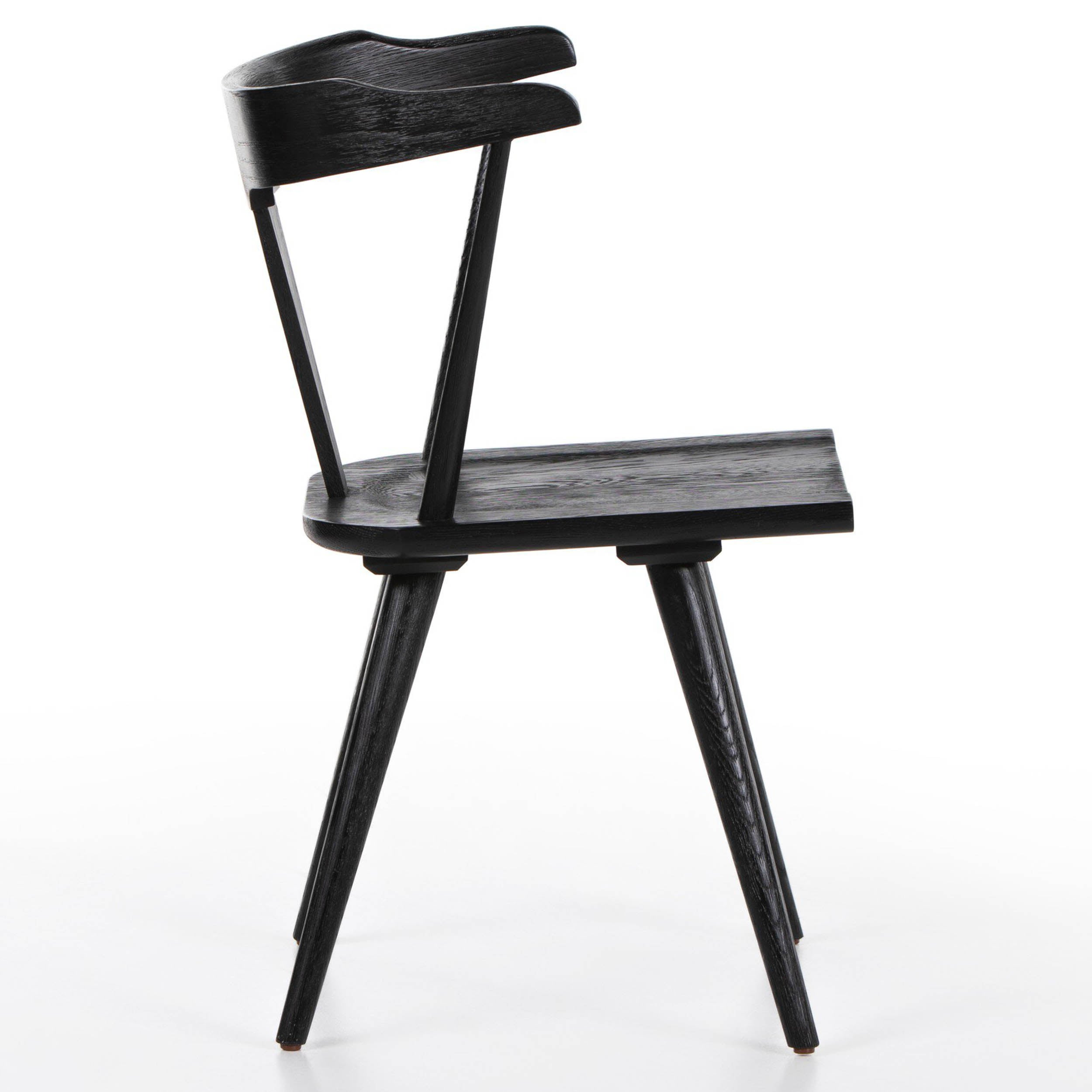 Ripley Dining Chair, Black Oak